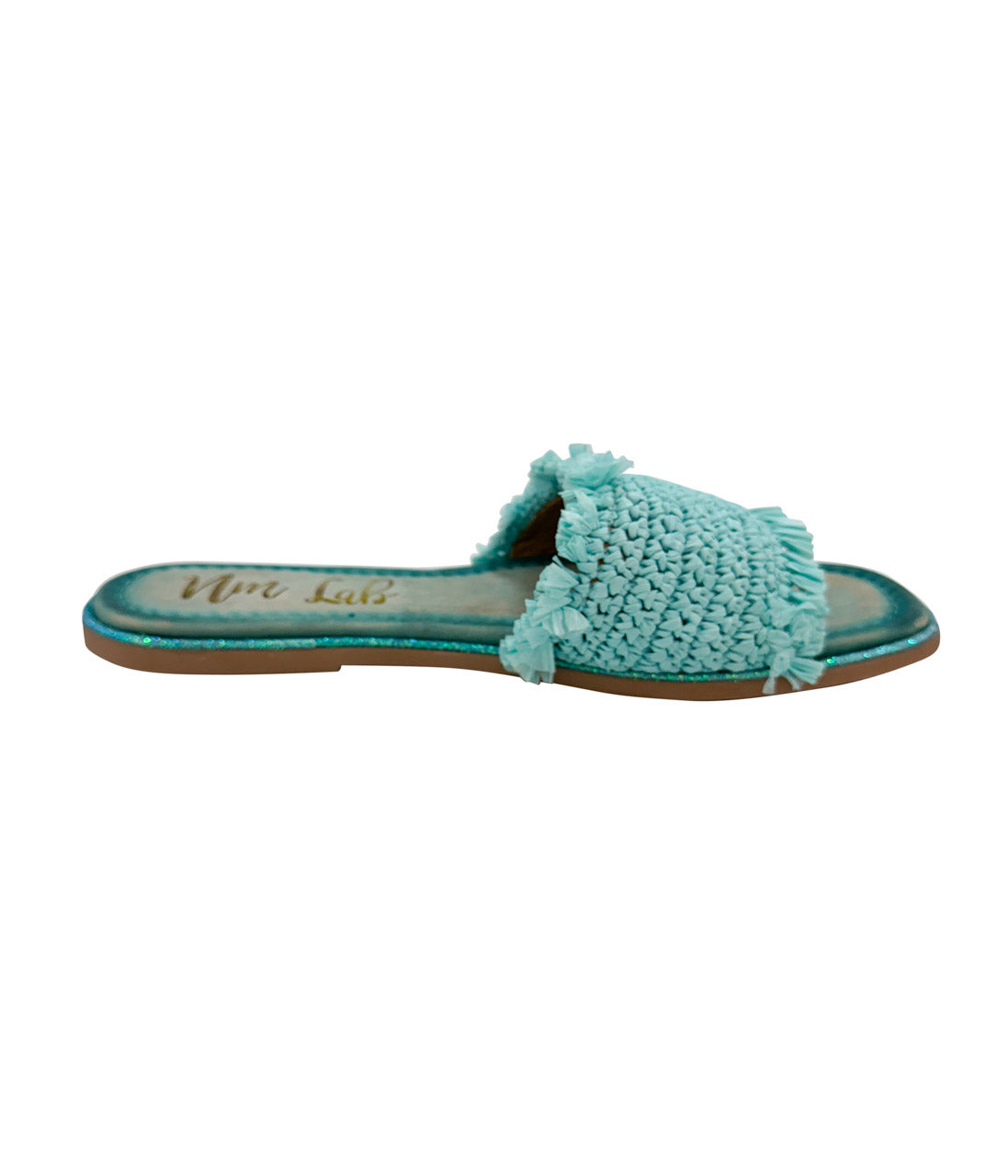Juana Woven Sandals in Aqua Blue - Rural Haze