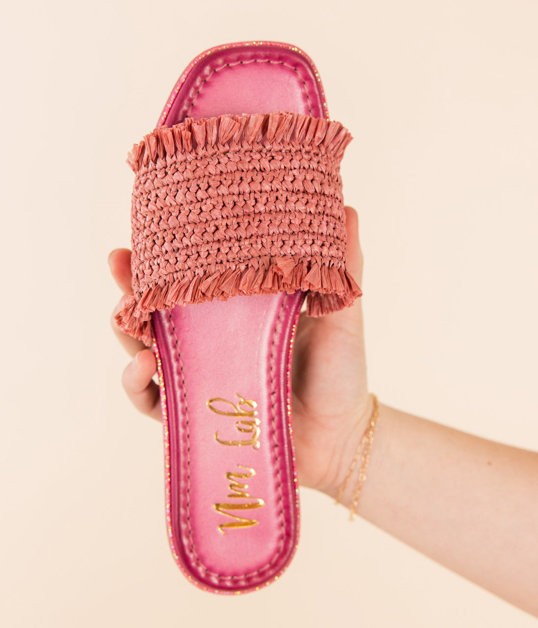 Juana Woven Sandals in Pink - Rural Haze