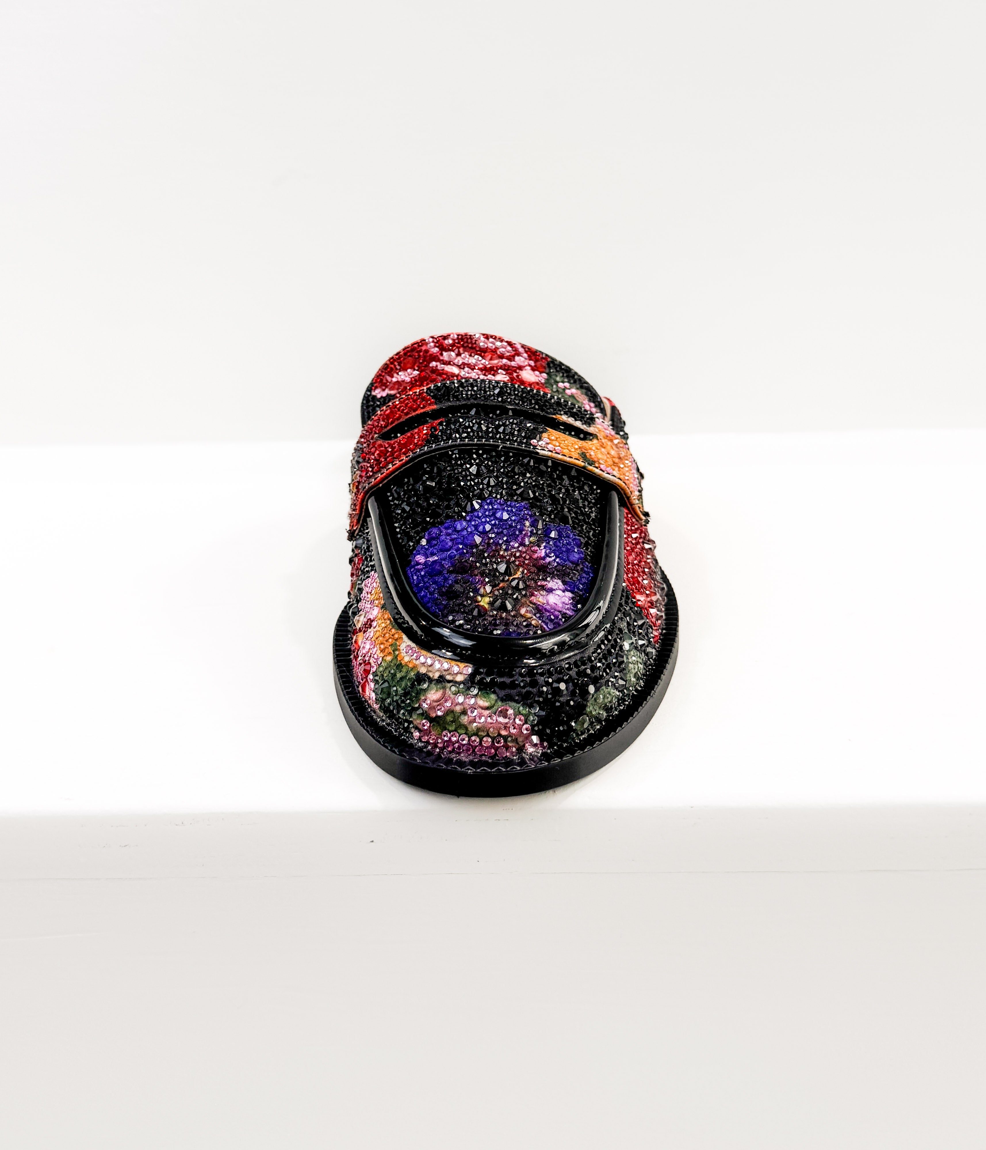 Liona Rhinestone Floral Loafer