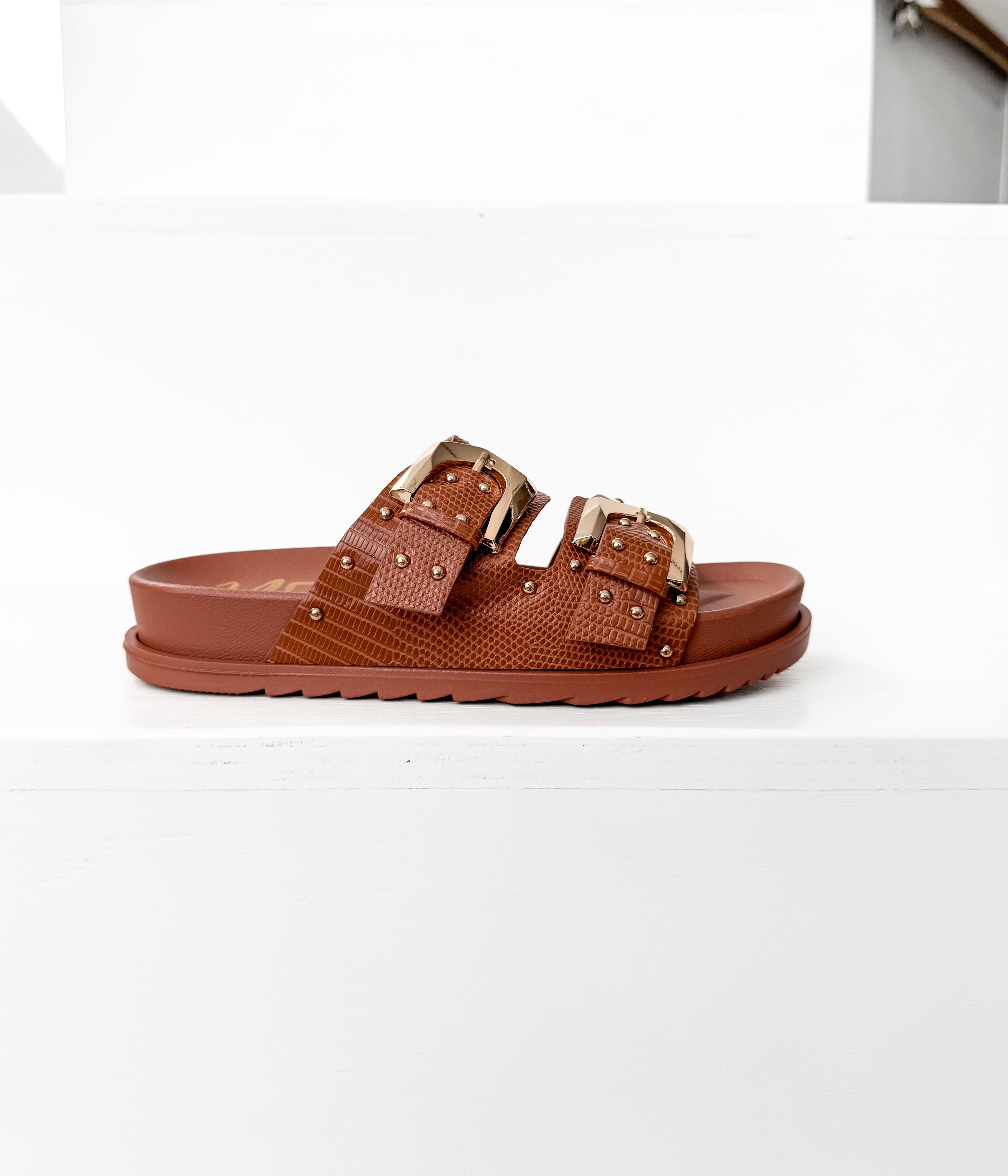 Marigold Sandal in Cognac