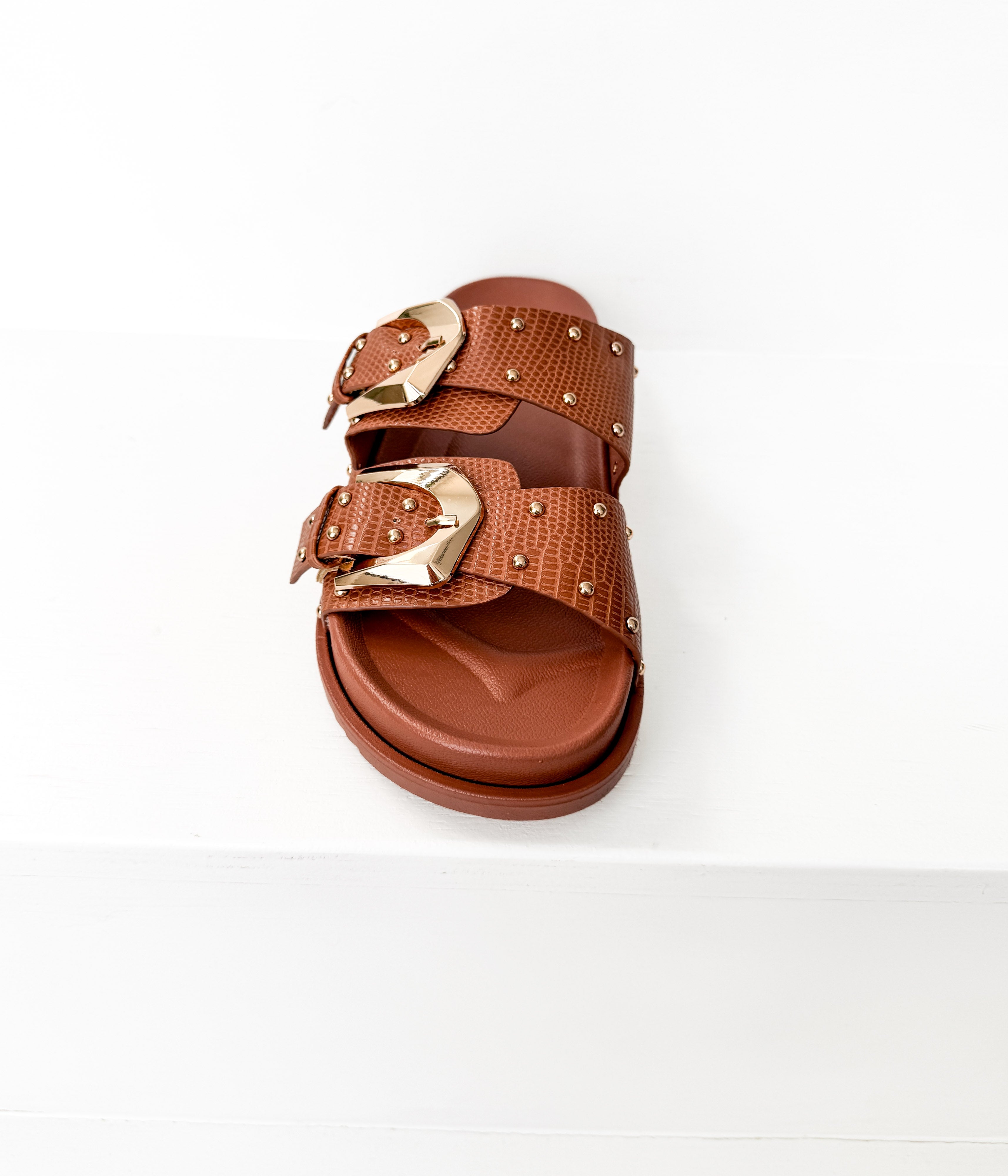 Marigold Sandal in Cognac