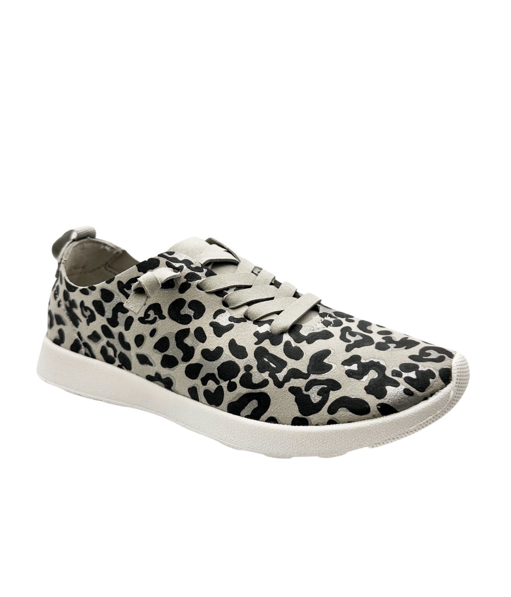 Mayo Sneaker in Light Grey Leopard - Rural Haze