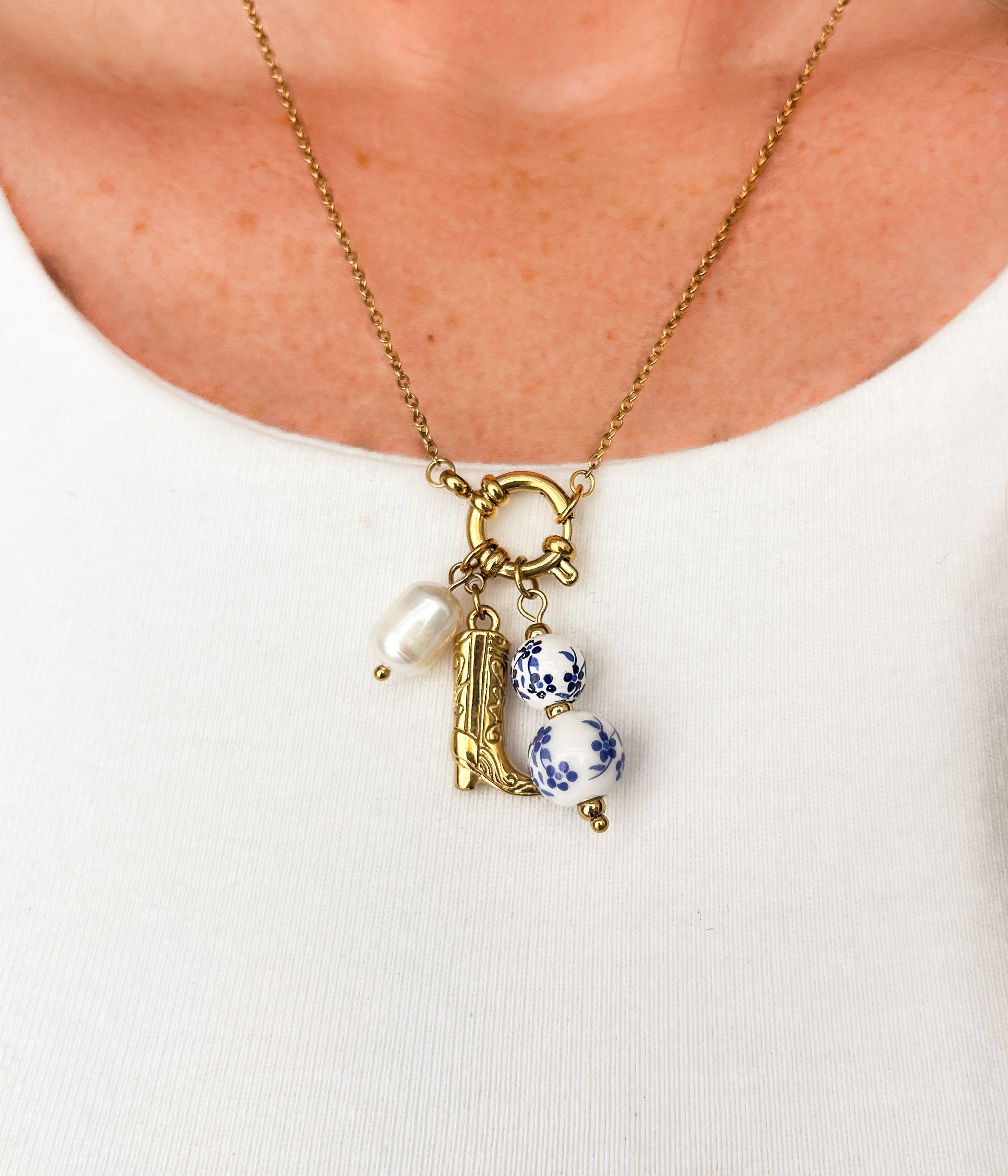 Howdy Lover Charm Necklace