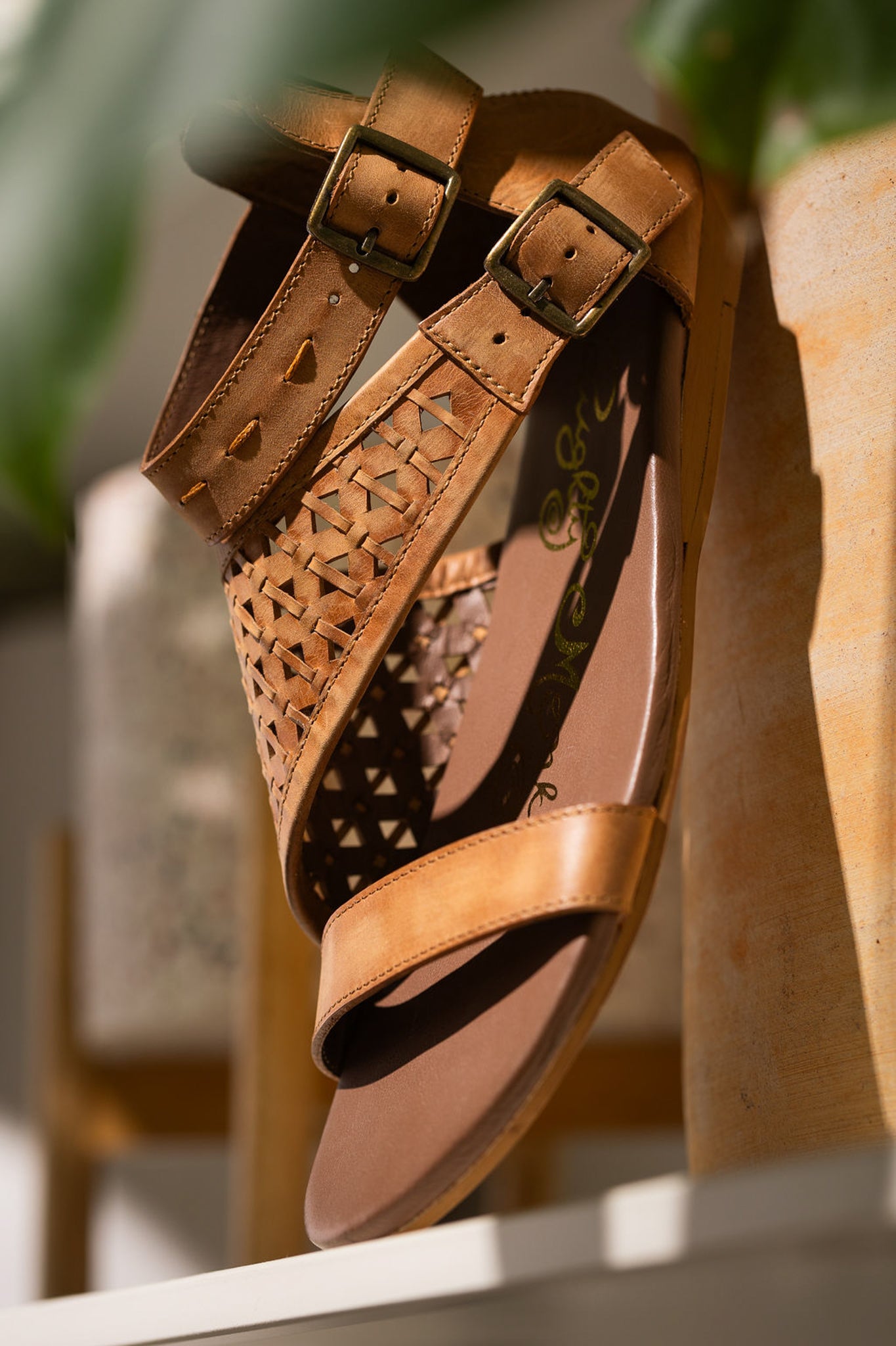 Nora Sandals in Tan - Rural Haze