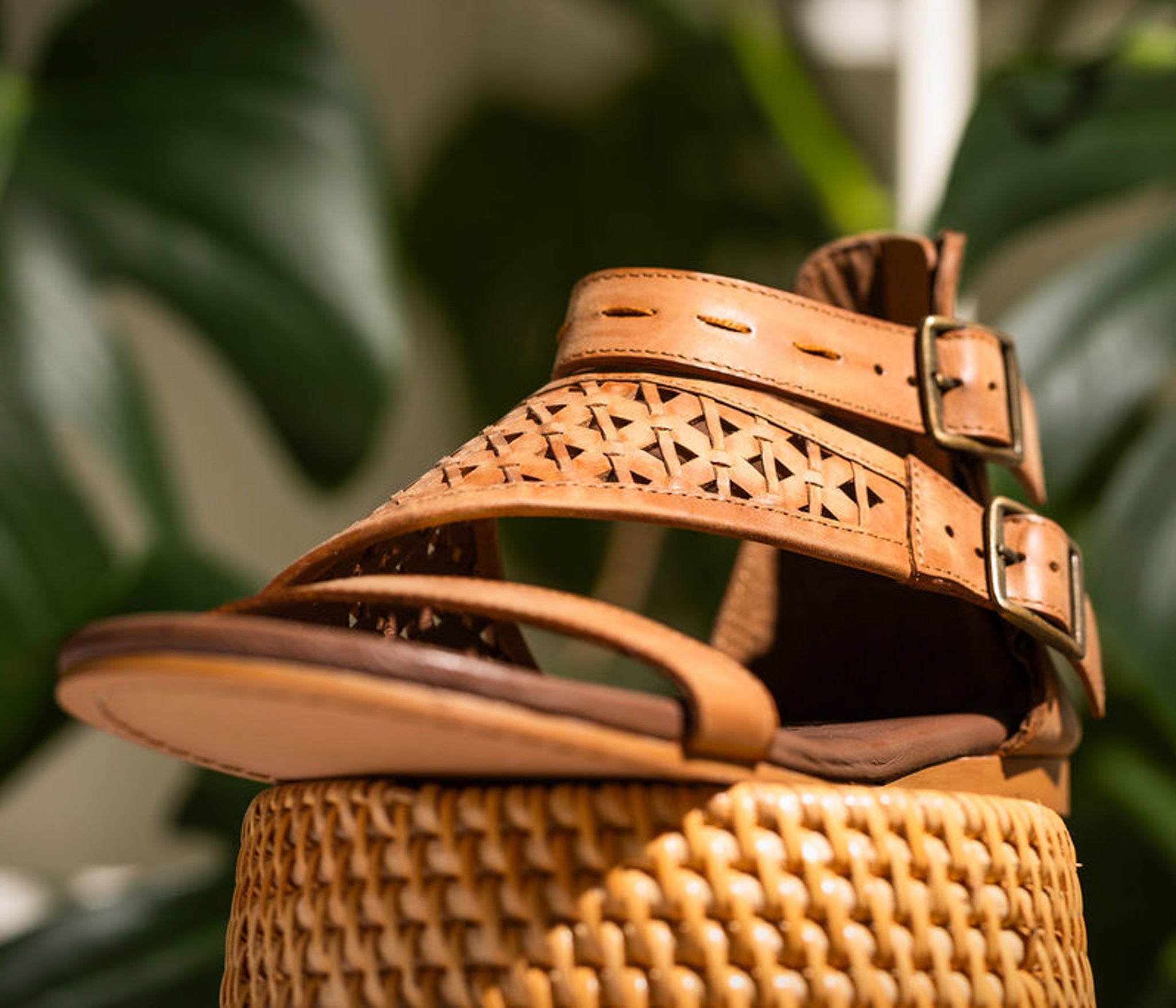 Nora Sandals in Tan - Rural Haze