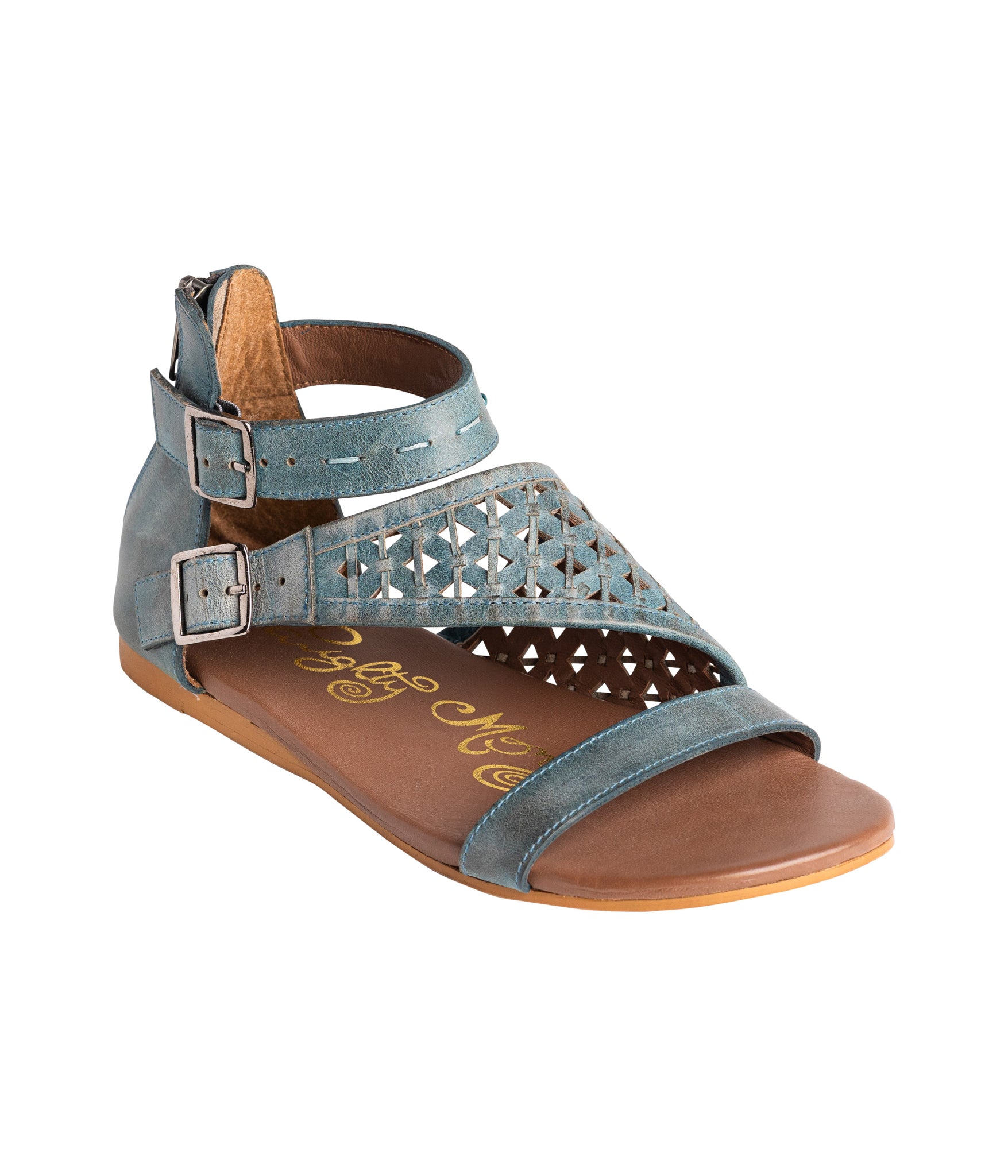 Nora Sandals in Teal - Rural Haze