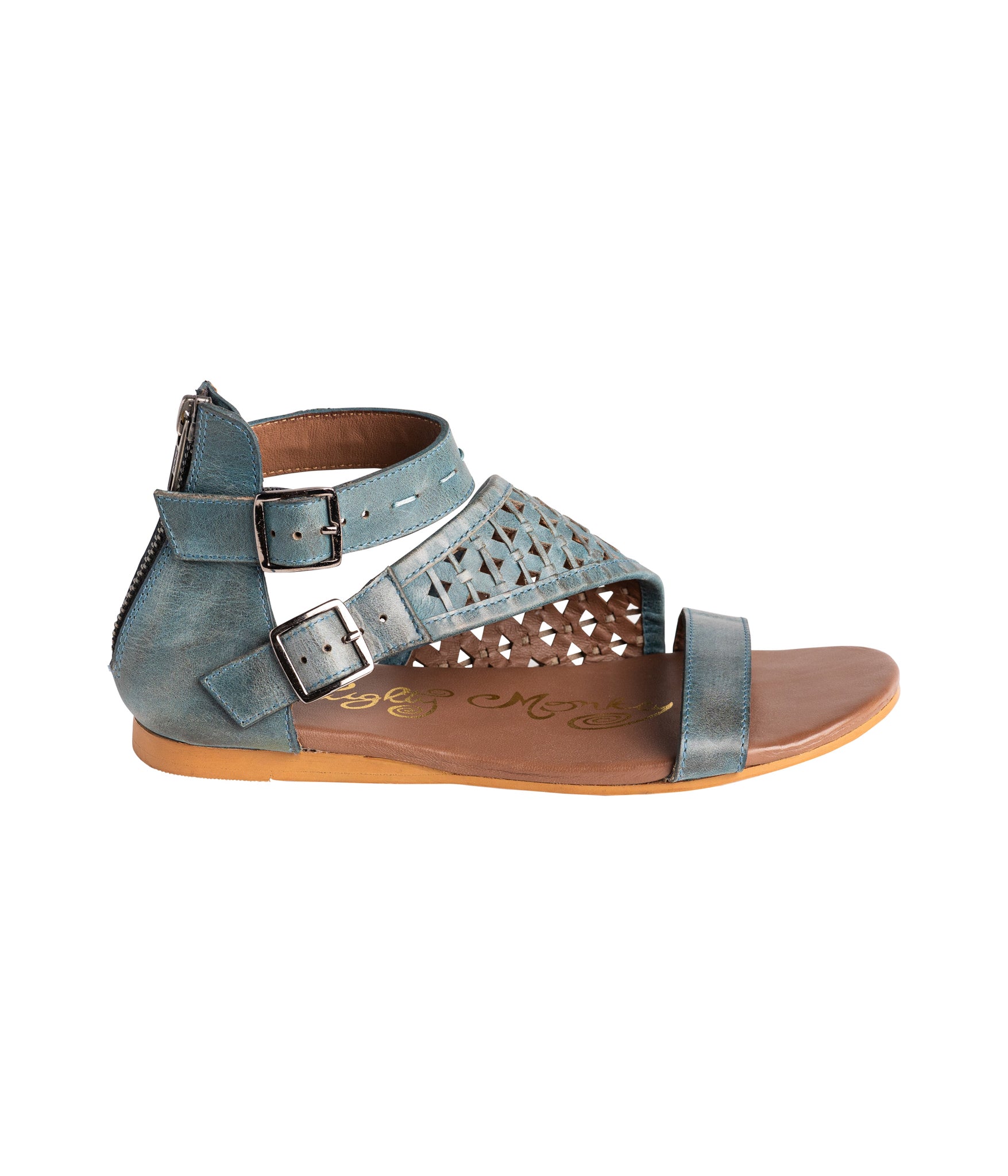 Nora Sandals in Teal - Rural Haze