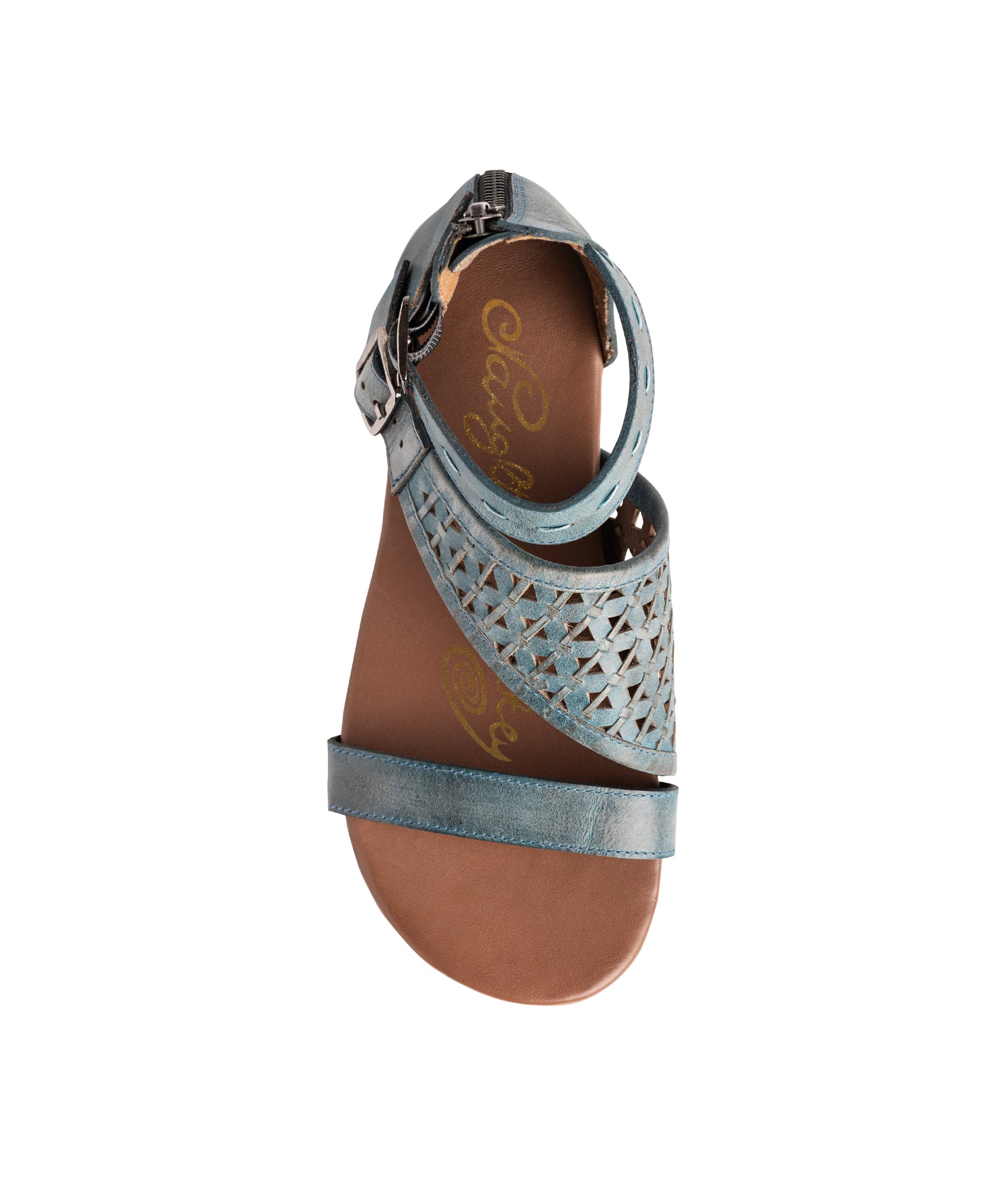 Nora Sandals in Teal - Rural Haze