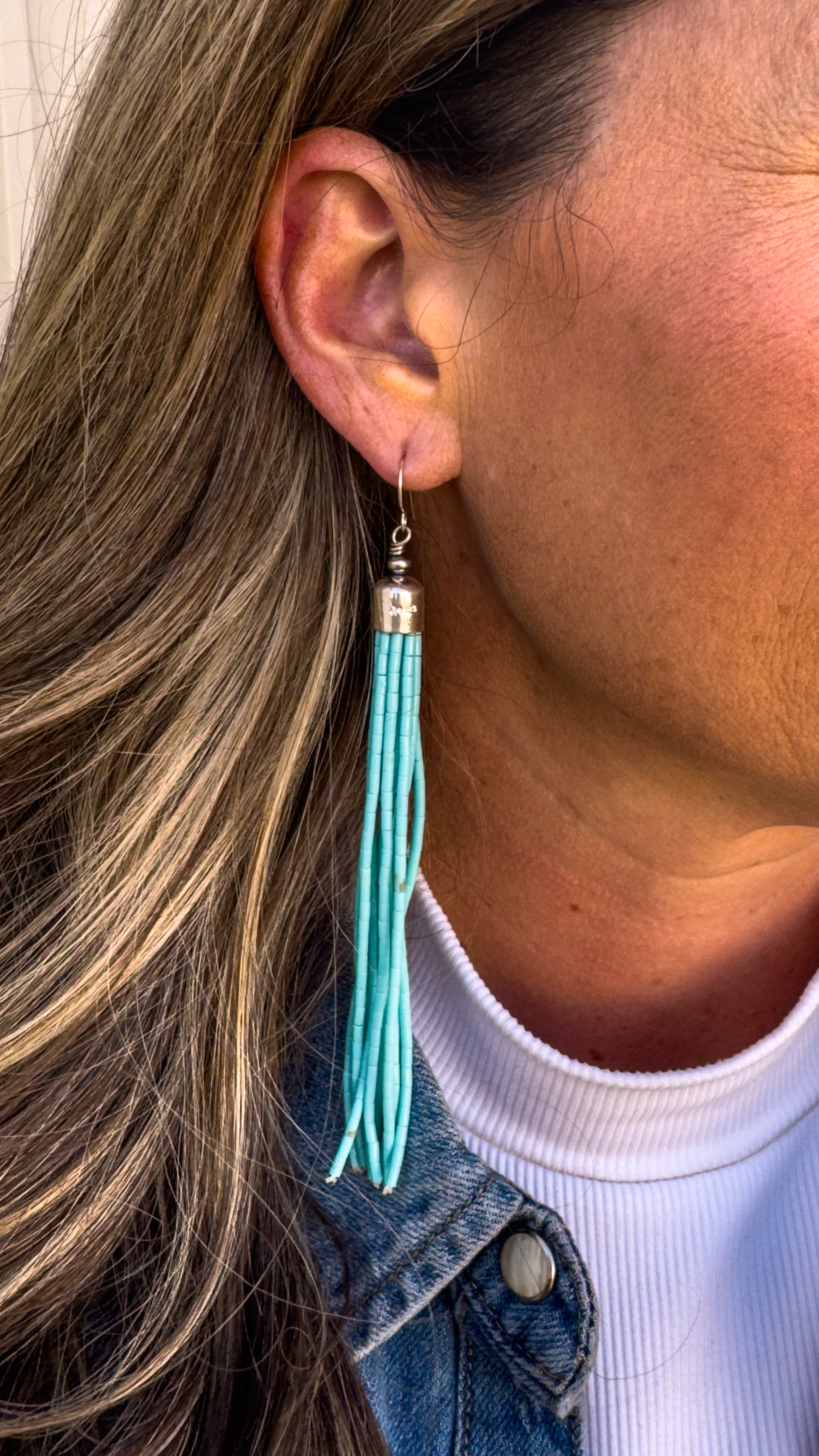 Ten Strand Turquoise Earrings - Rural Haze