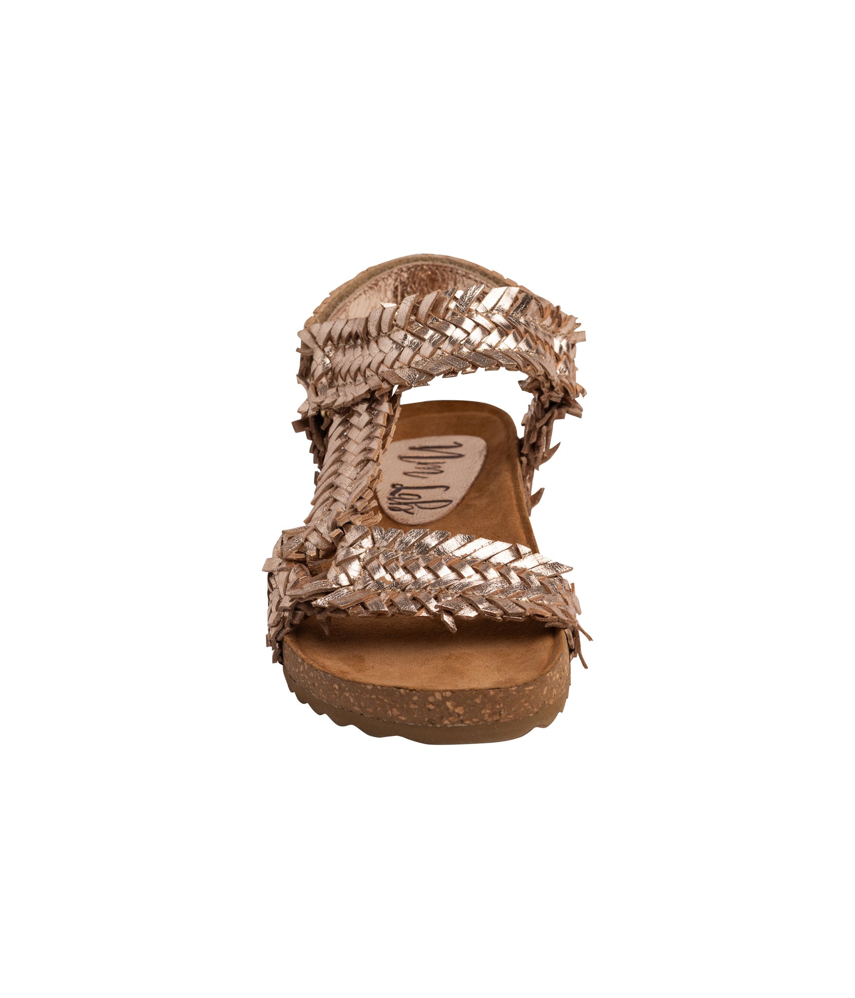 River Dance Woven Sandal in Champagne - Rural Haze