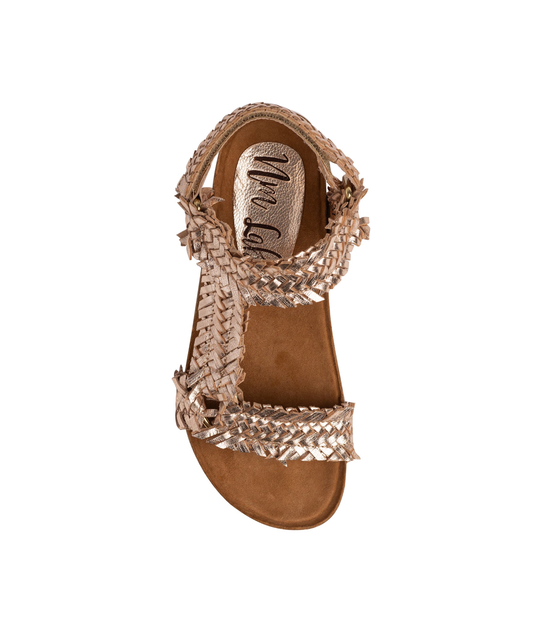 River Dance Woven Sandal in Champagne - Rural Haze