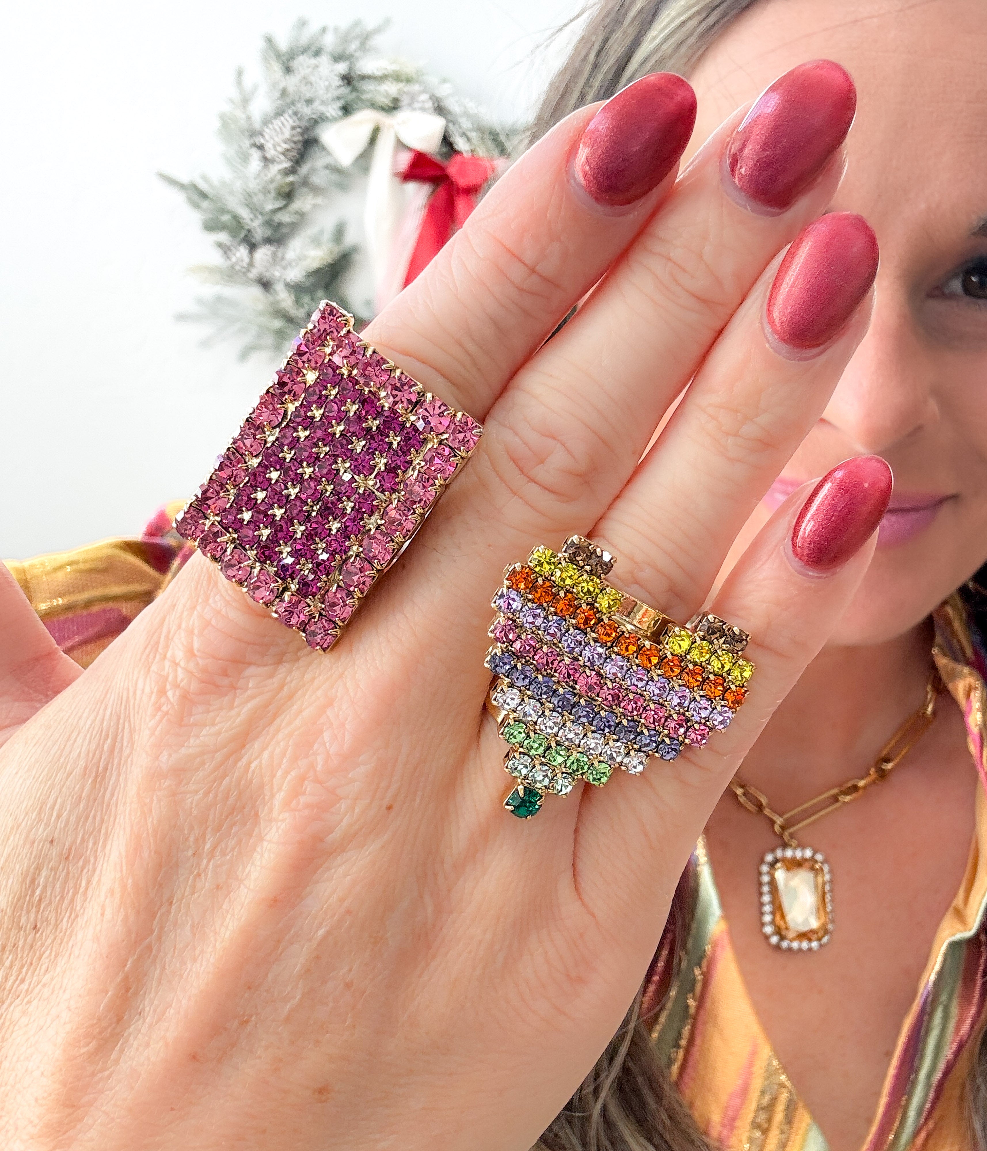 Ashley Ring in Fuchsia