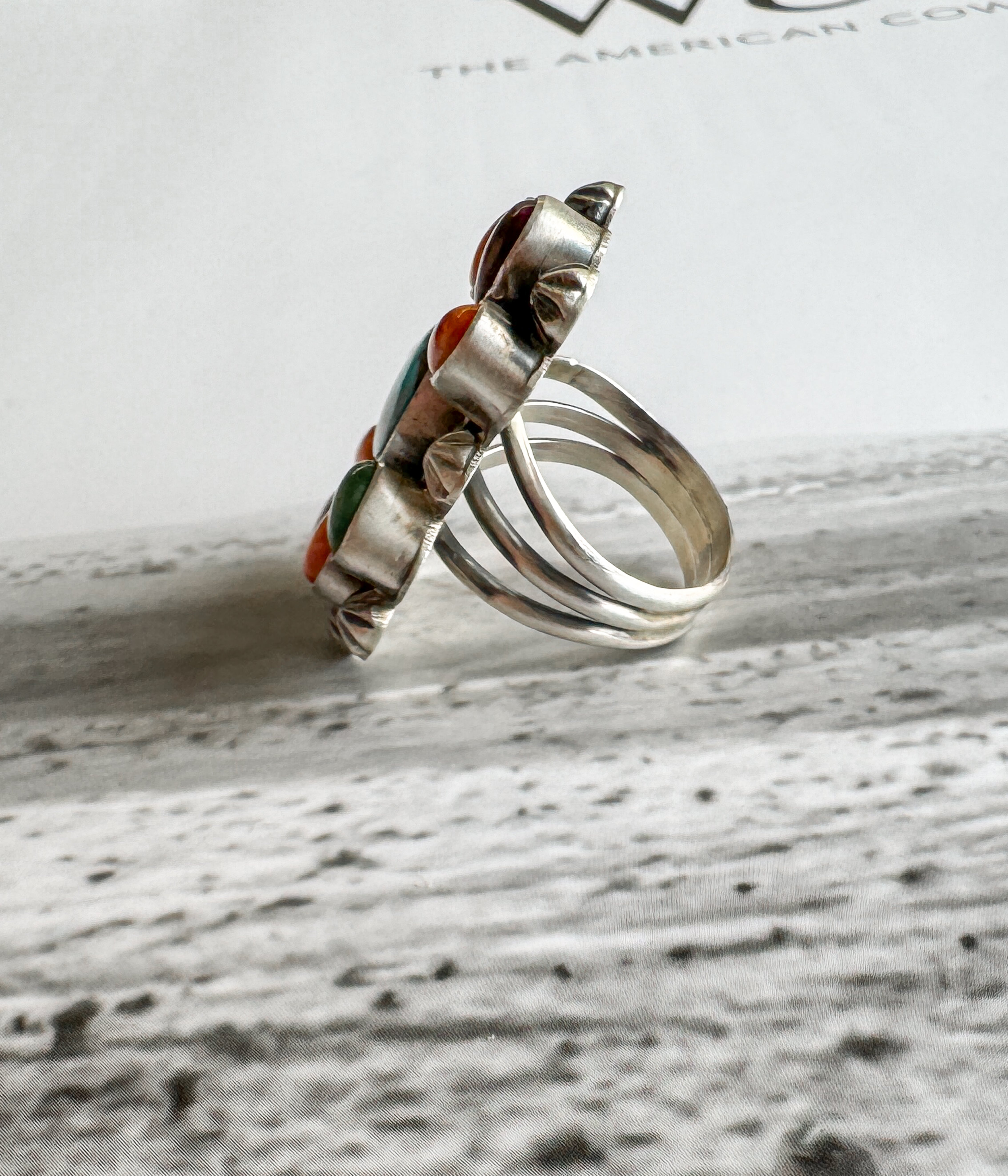 Santa Barbara Multi Stone Ring - Rural Haze