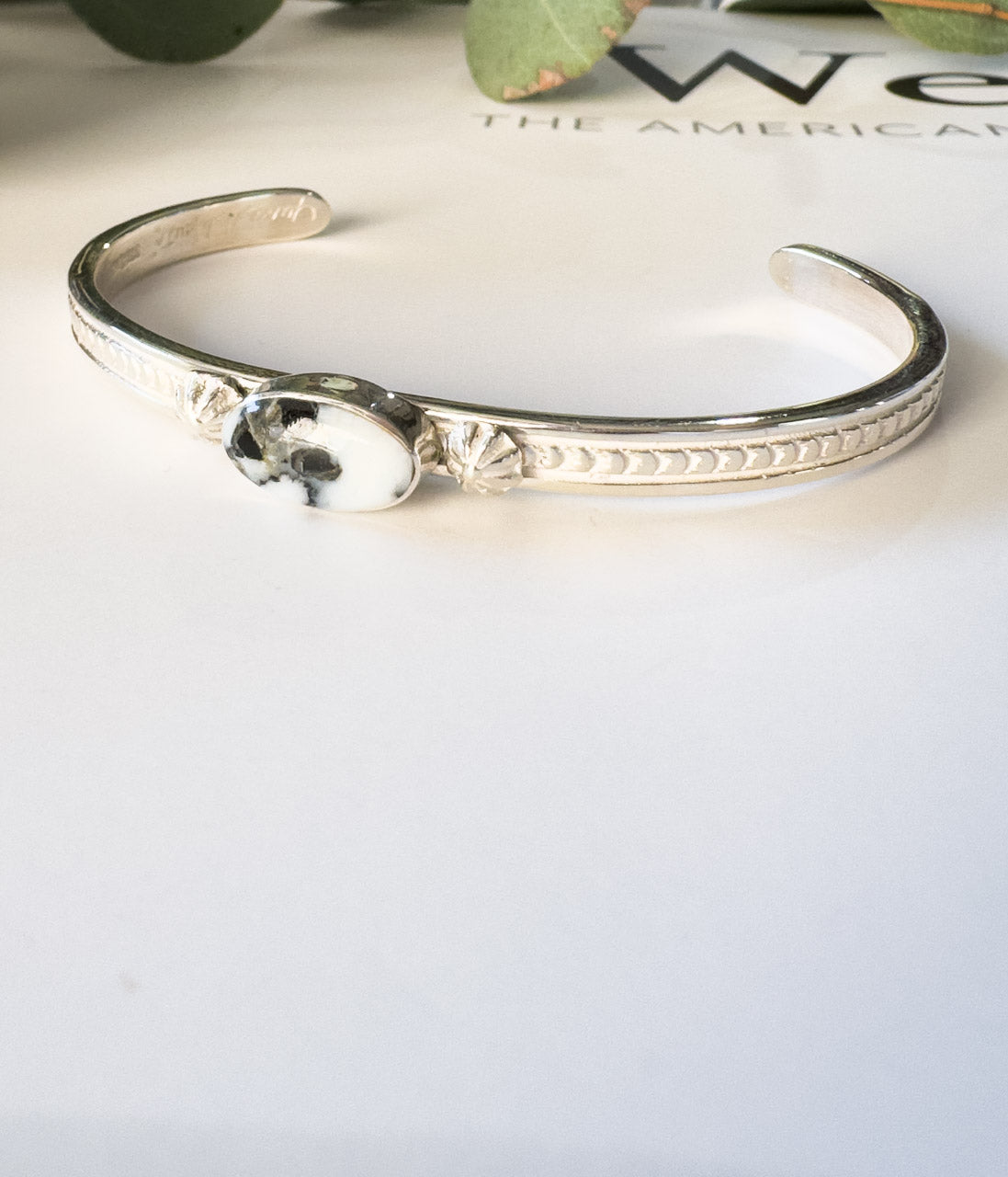 June Delgarito White Buffalo Cuff - Rural Haze