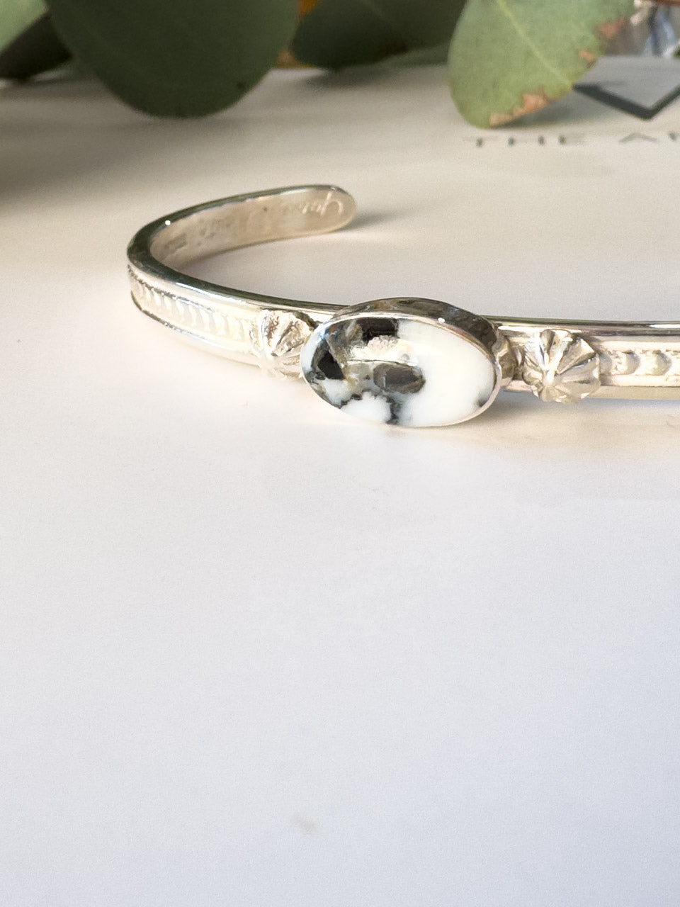 June Delgarito White Buffalo Cuff - Rural Haze