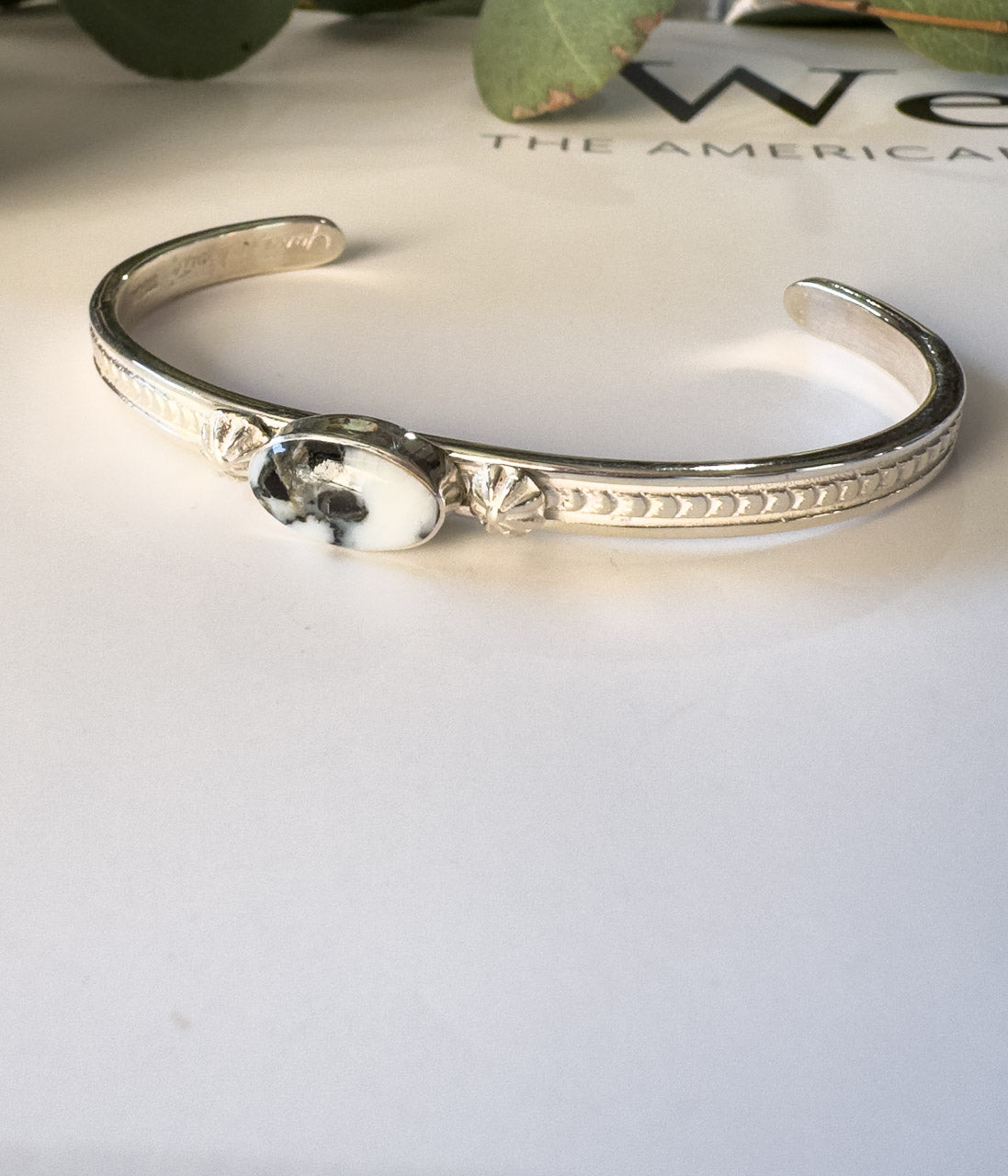 June Delgarito White Buffalo Cuff - Rural Haze