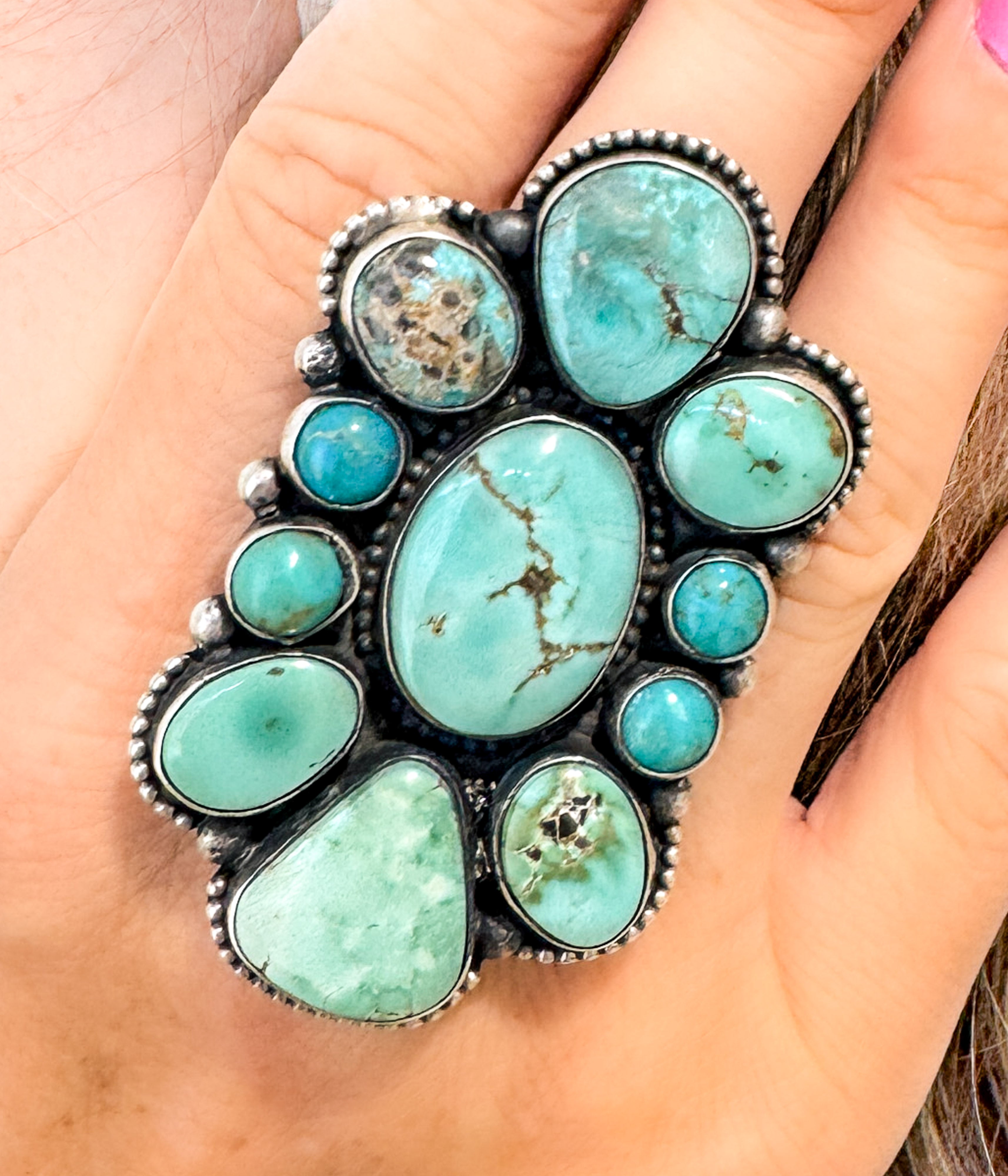 Ella Peters Large Cluster Ring