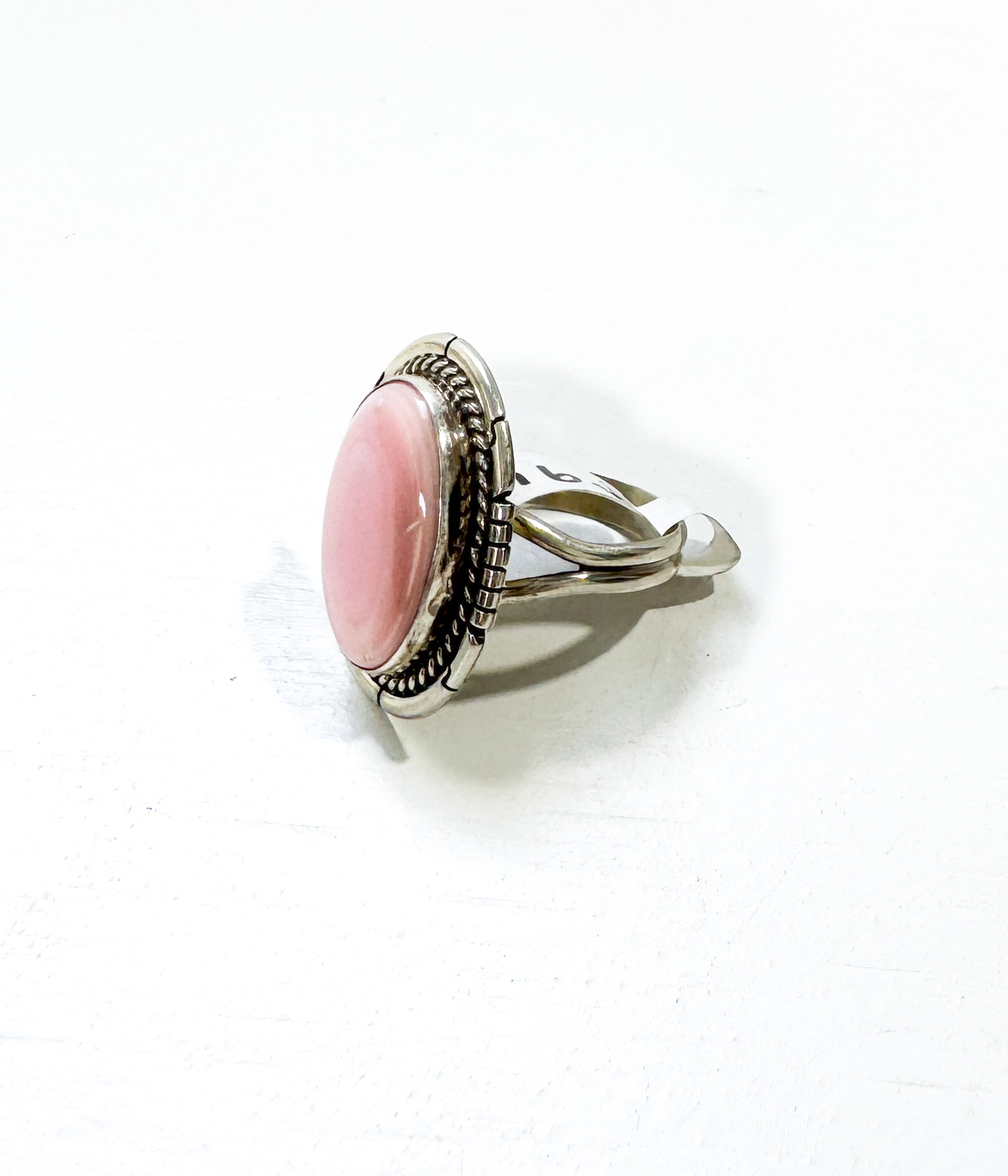 Pink Conch Oval Ring