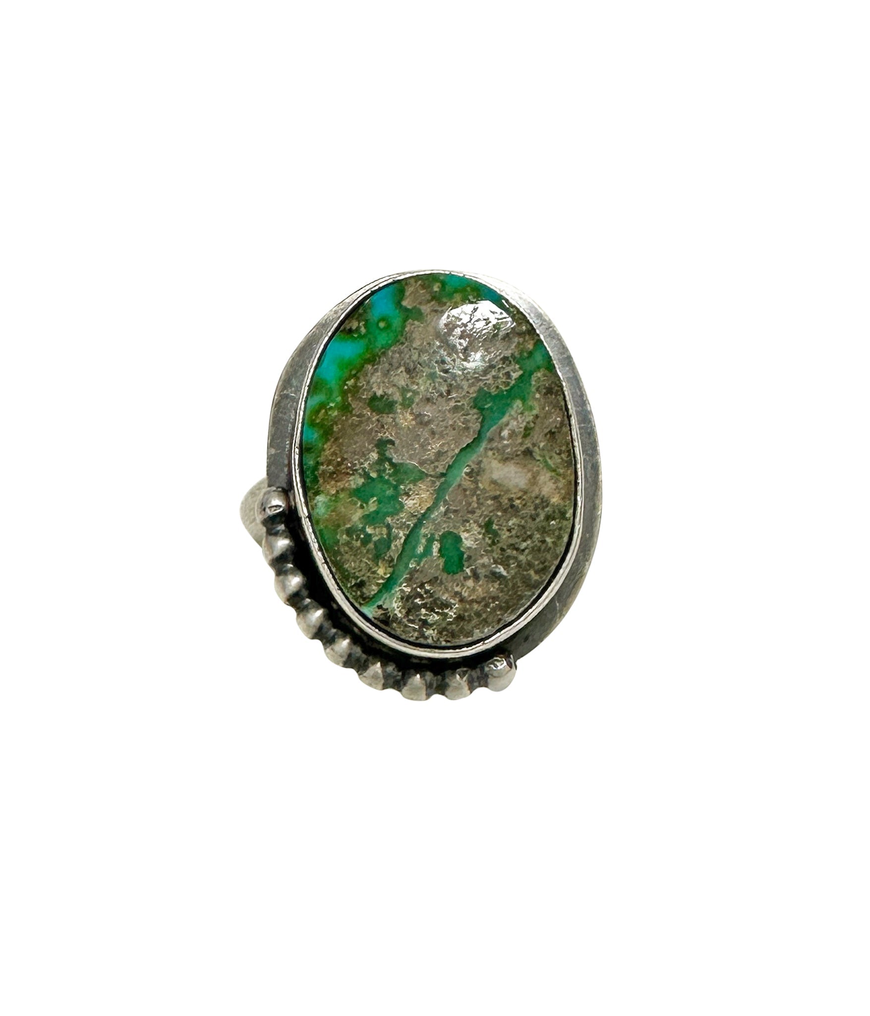Amelia Sonoran Gold Authentic Turquoise Ring