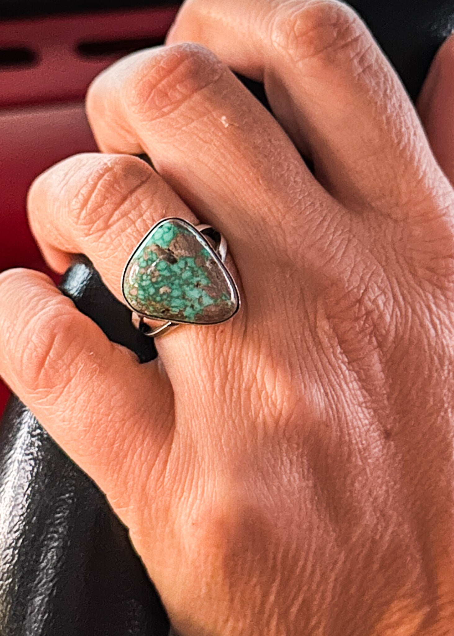 Thunder Mountain Genuine Turquoise Ring