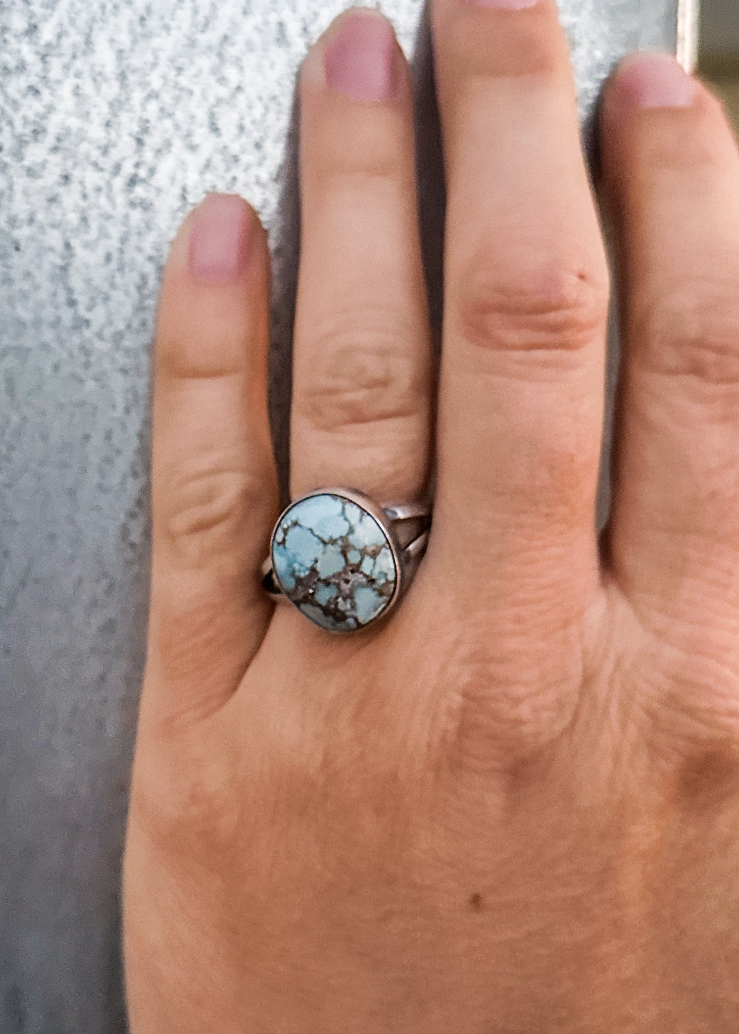Scott Skeets Artesia Golden Hills Turquoise Ring