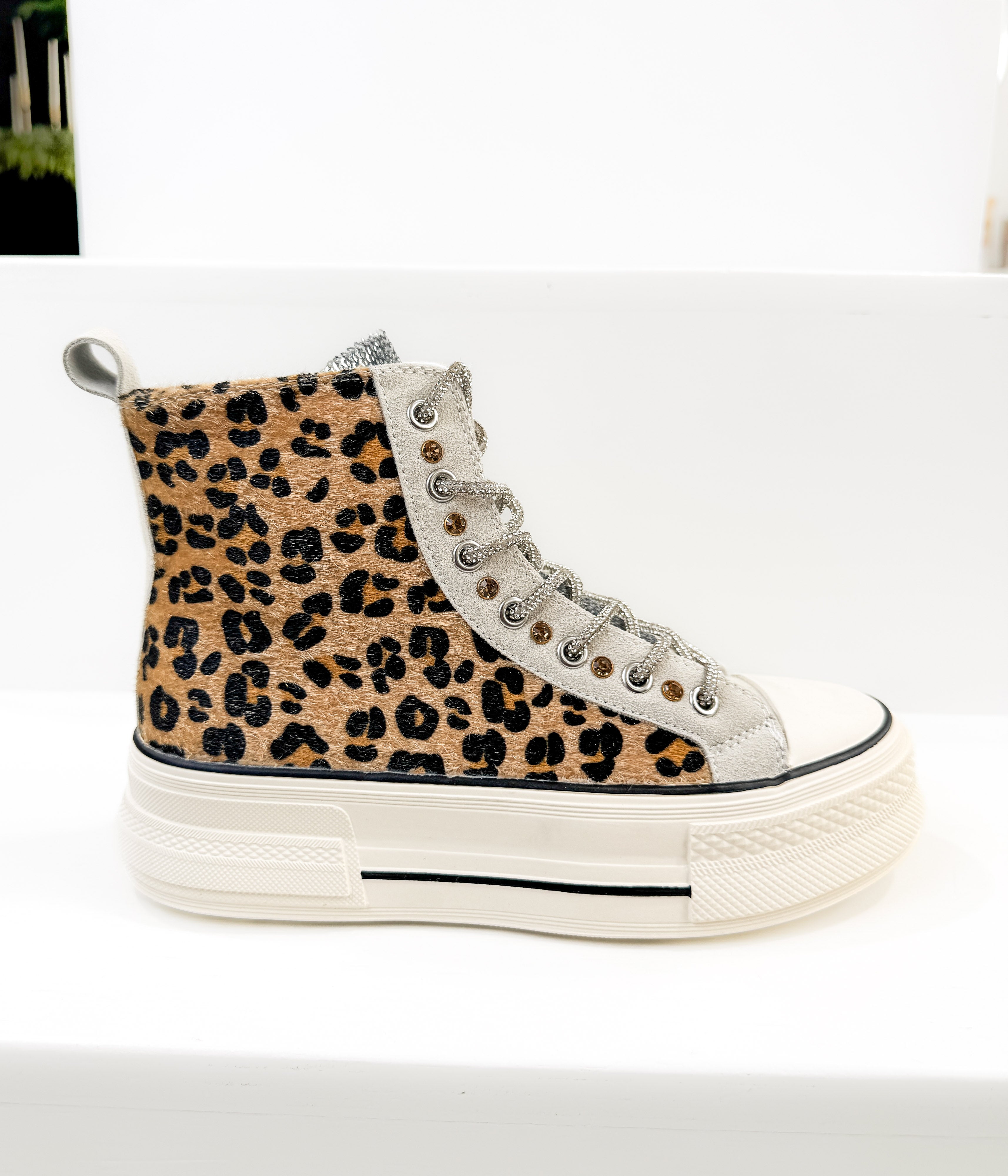 Zephora Leopard High Top Sneaker
