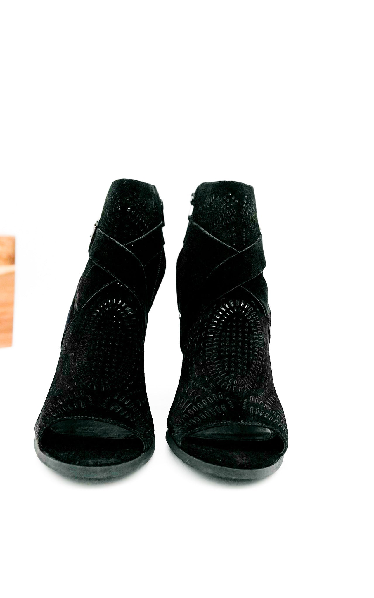 Zuzanna Heeled Sandal in Black - Rural Haze