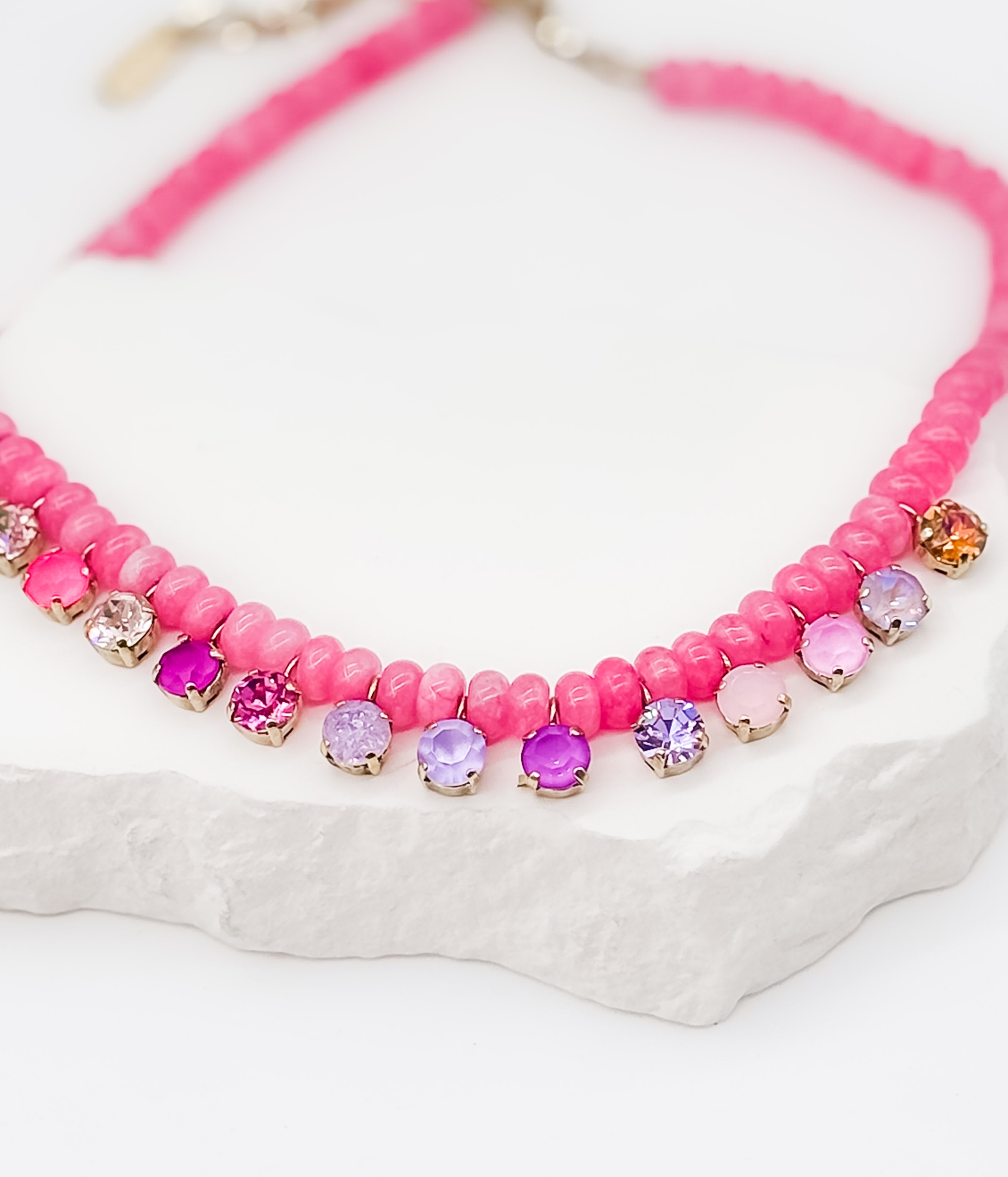 Bonnie Necklace in Pink