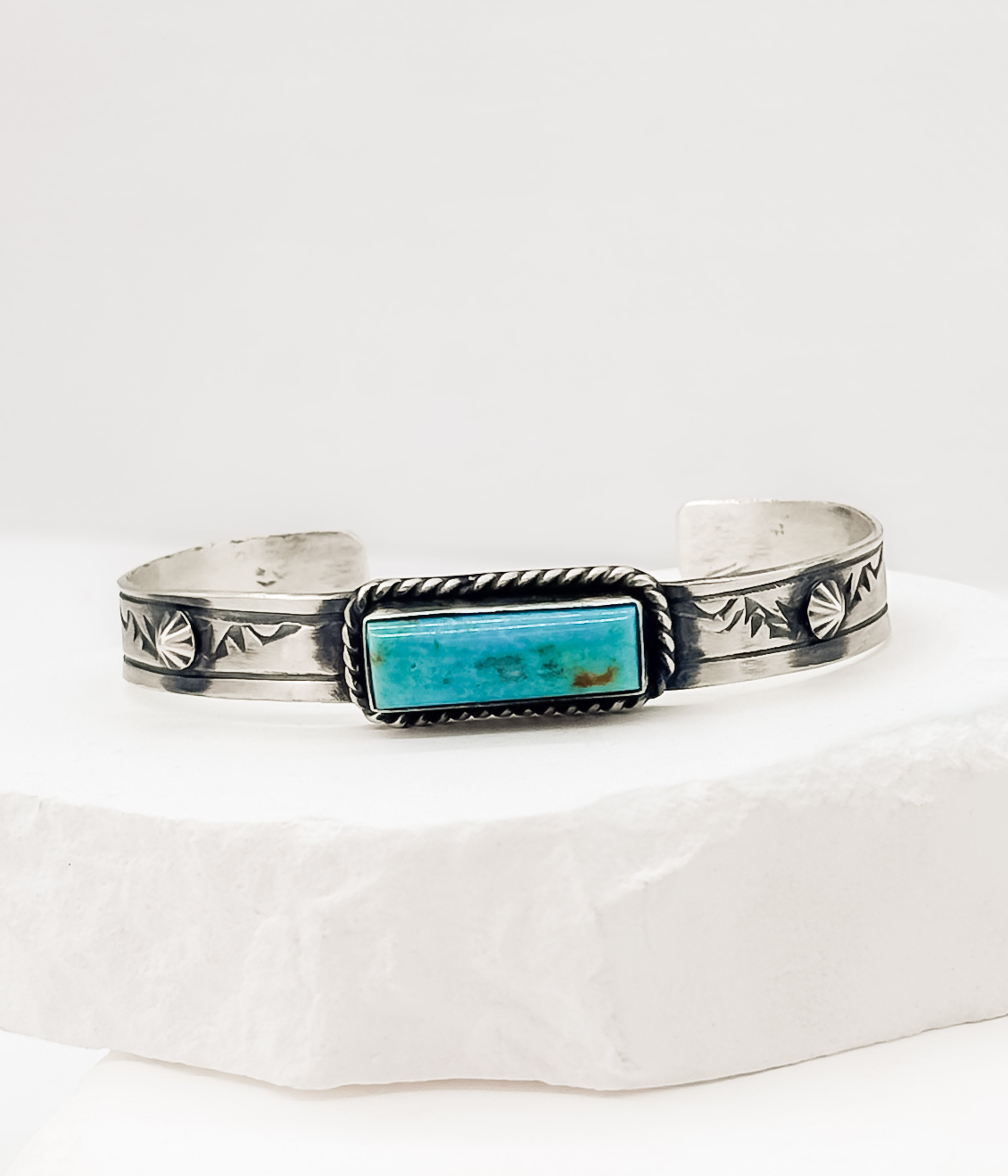 Kingman Rectangle Cuff - Rural Haze