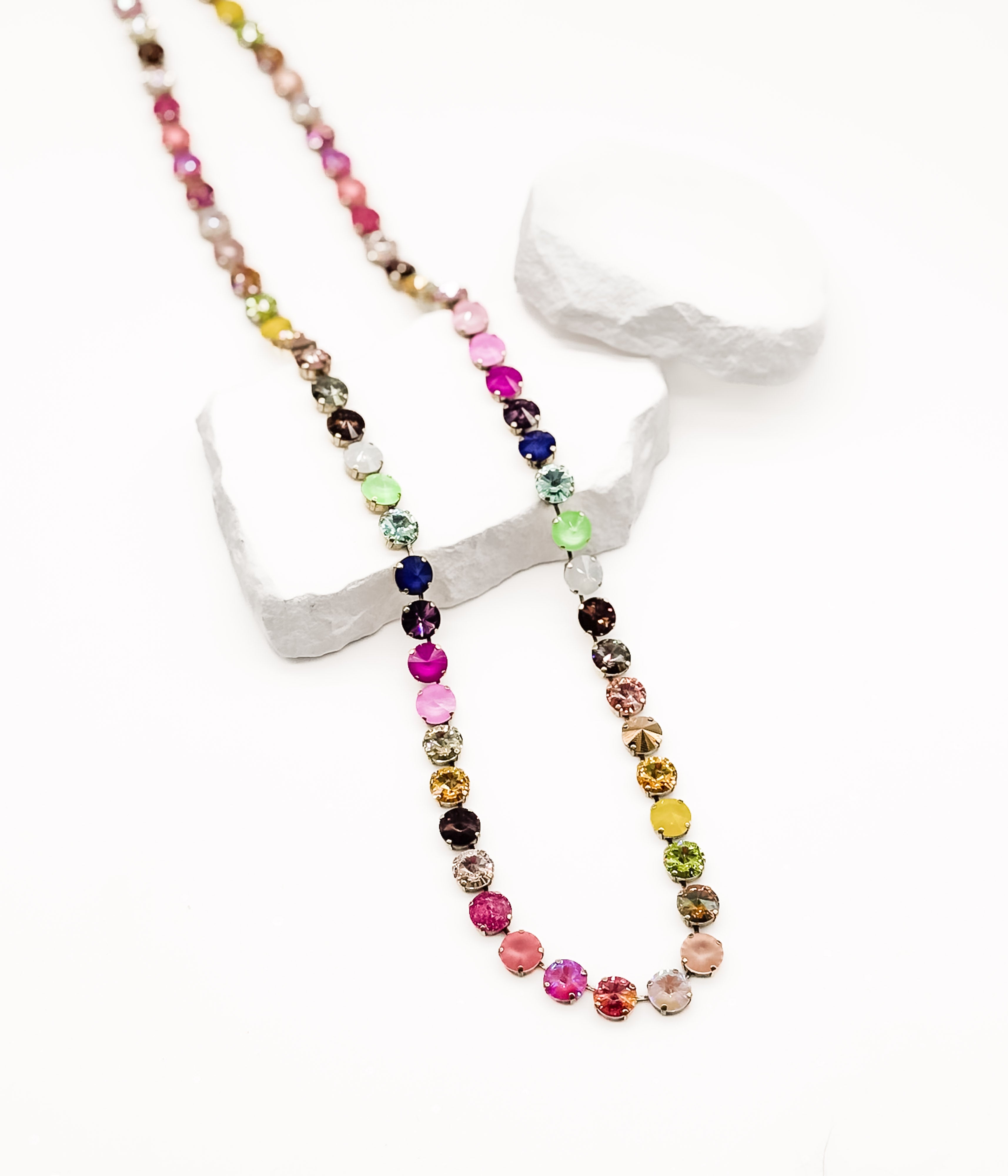 Eliza Necklace in Pink Ombre