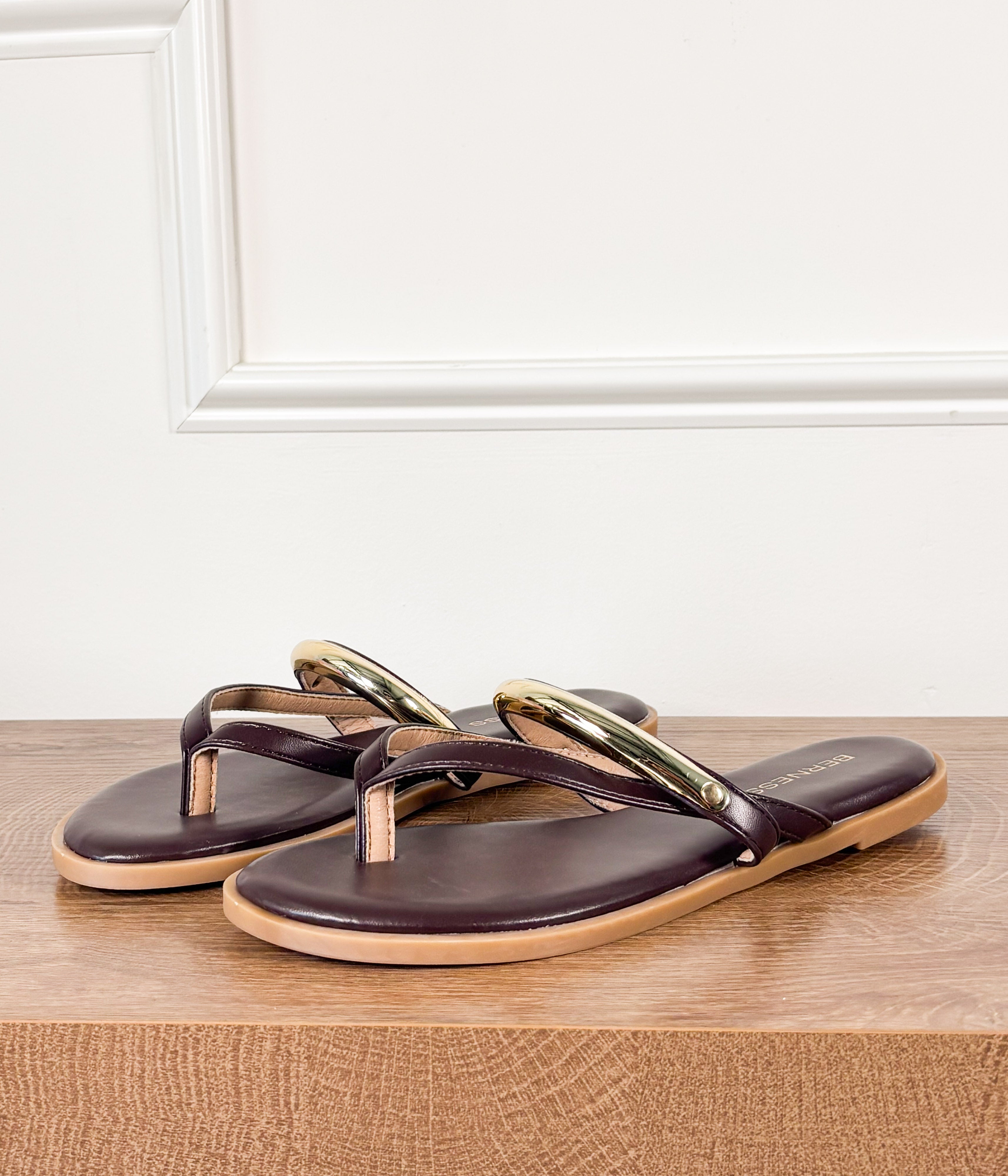 Kara Sandal in Brown - Rural Haze