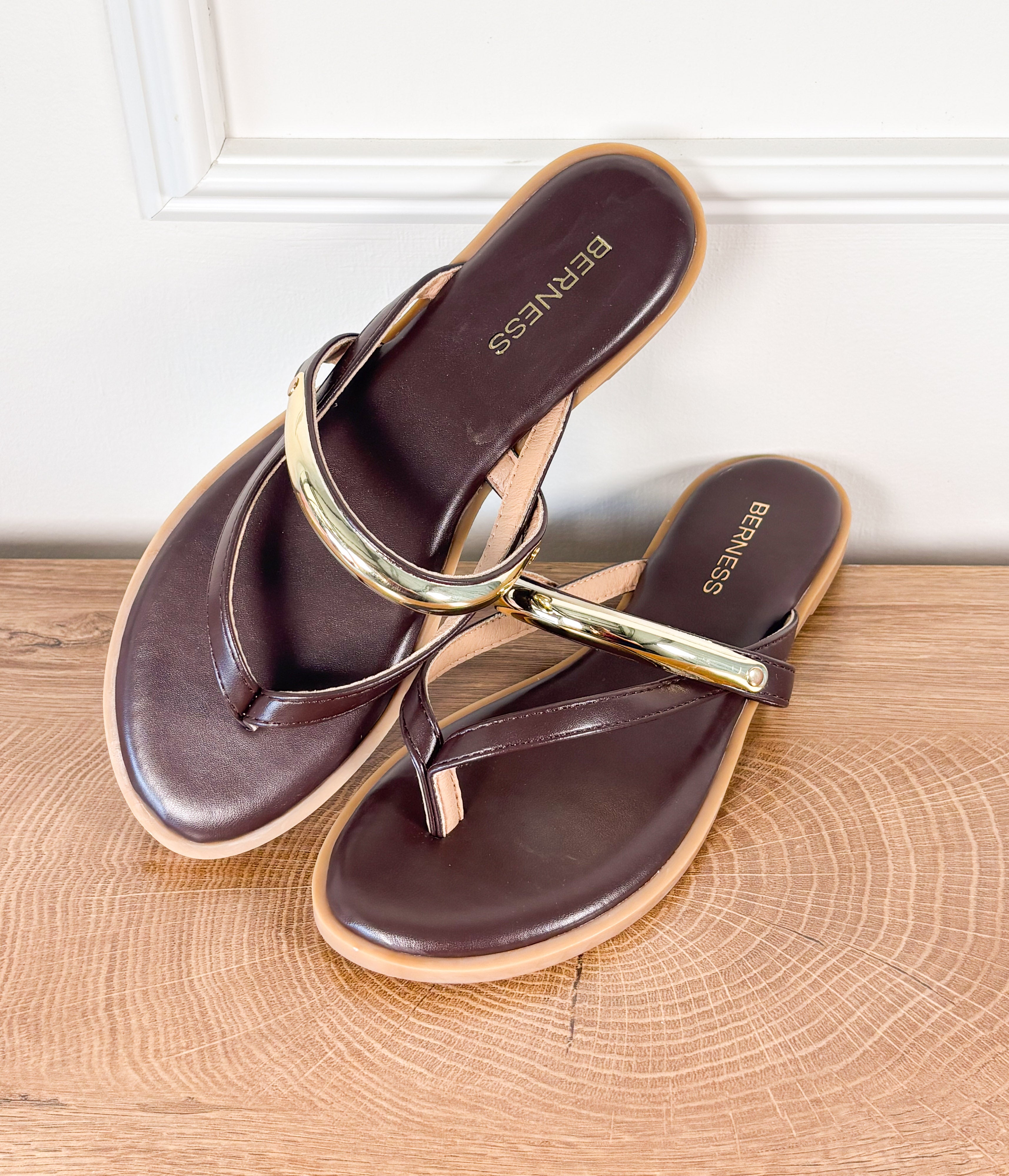Kara Sandal in Brown - Rural Haze