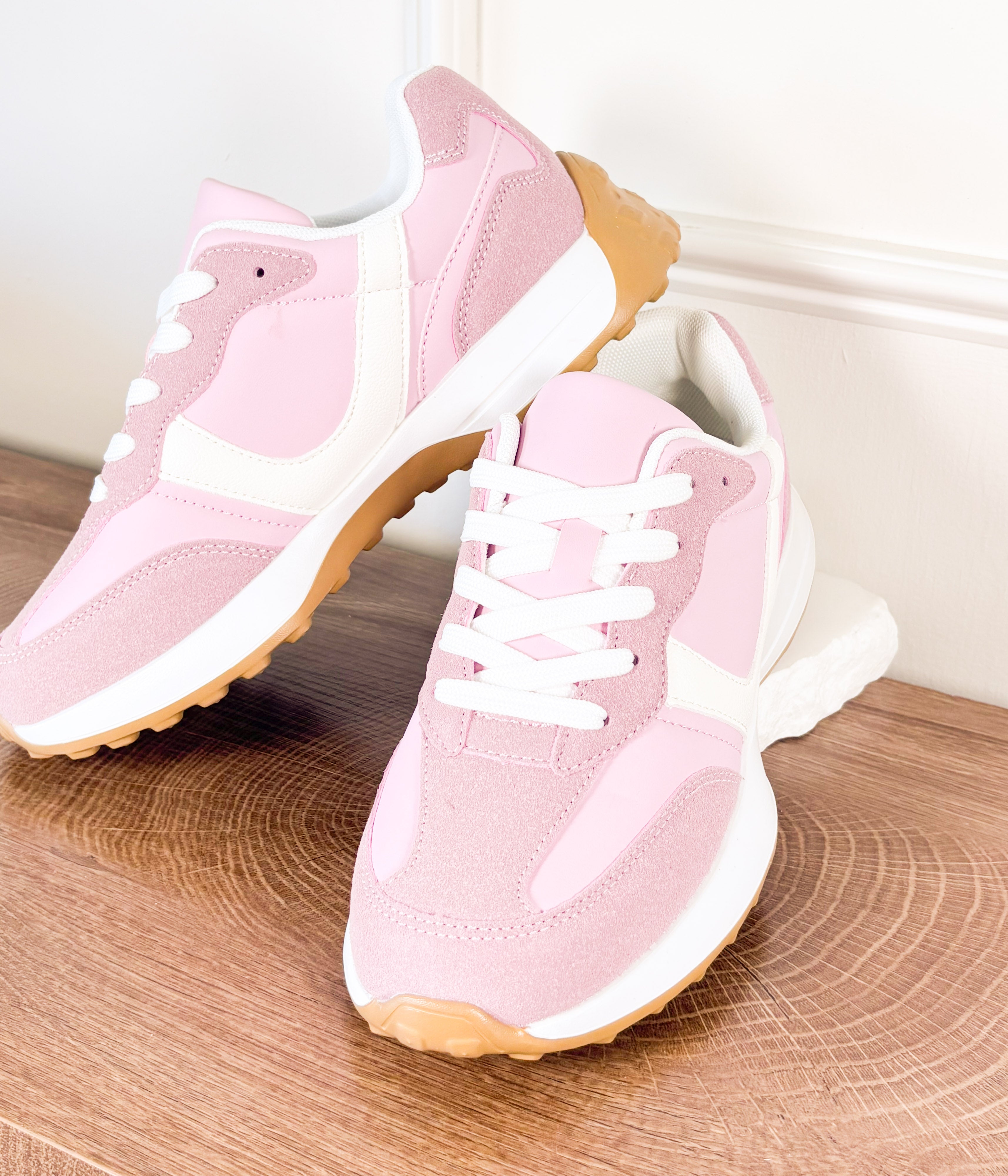 Beyonce Sneakers in Pink - Rural Haze