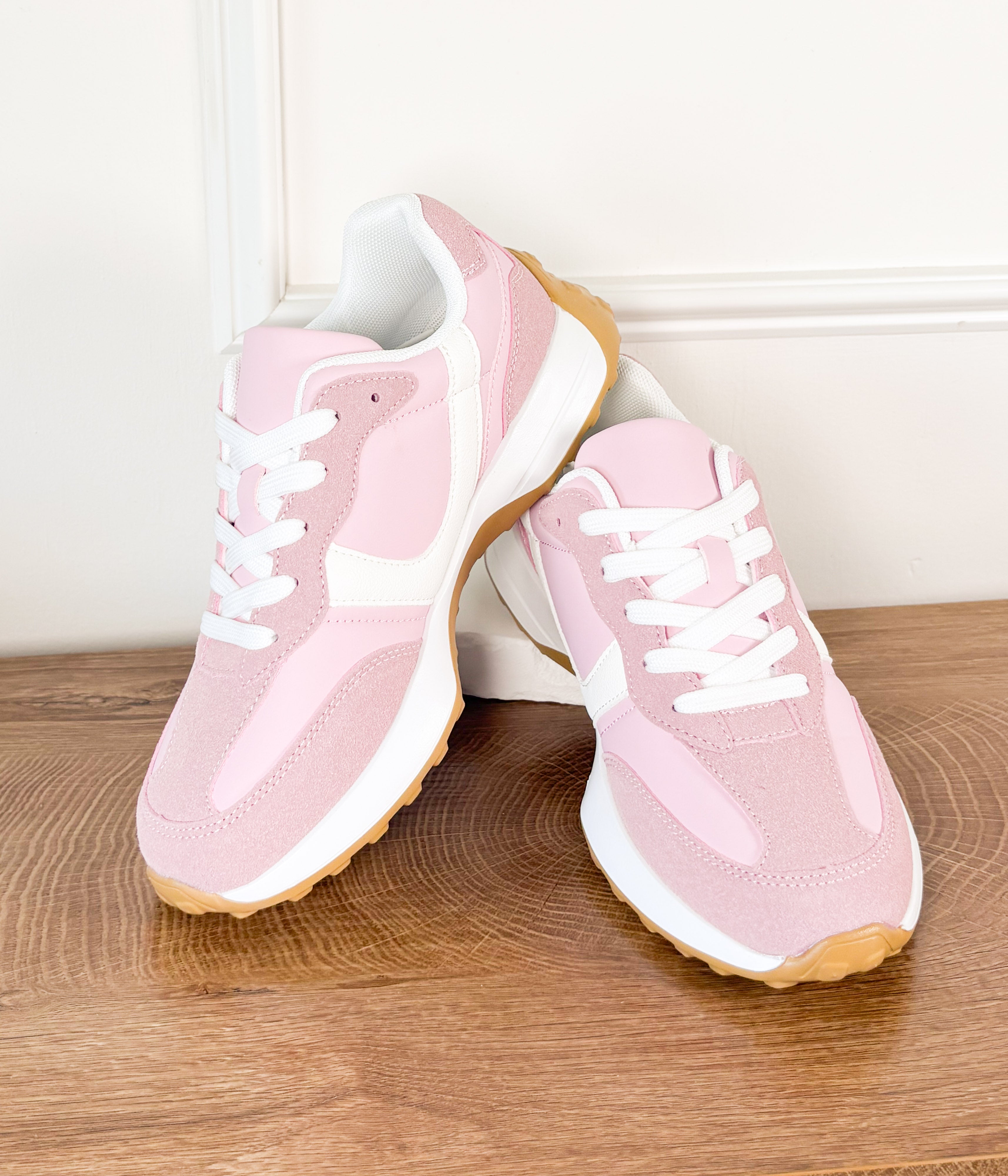 Beyonce Sneakers in Pink - Rural Haze