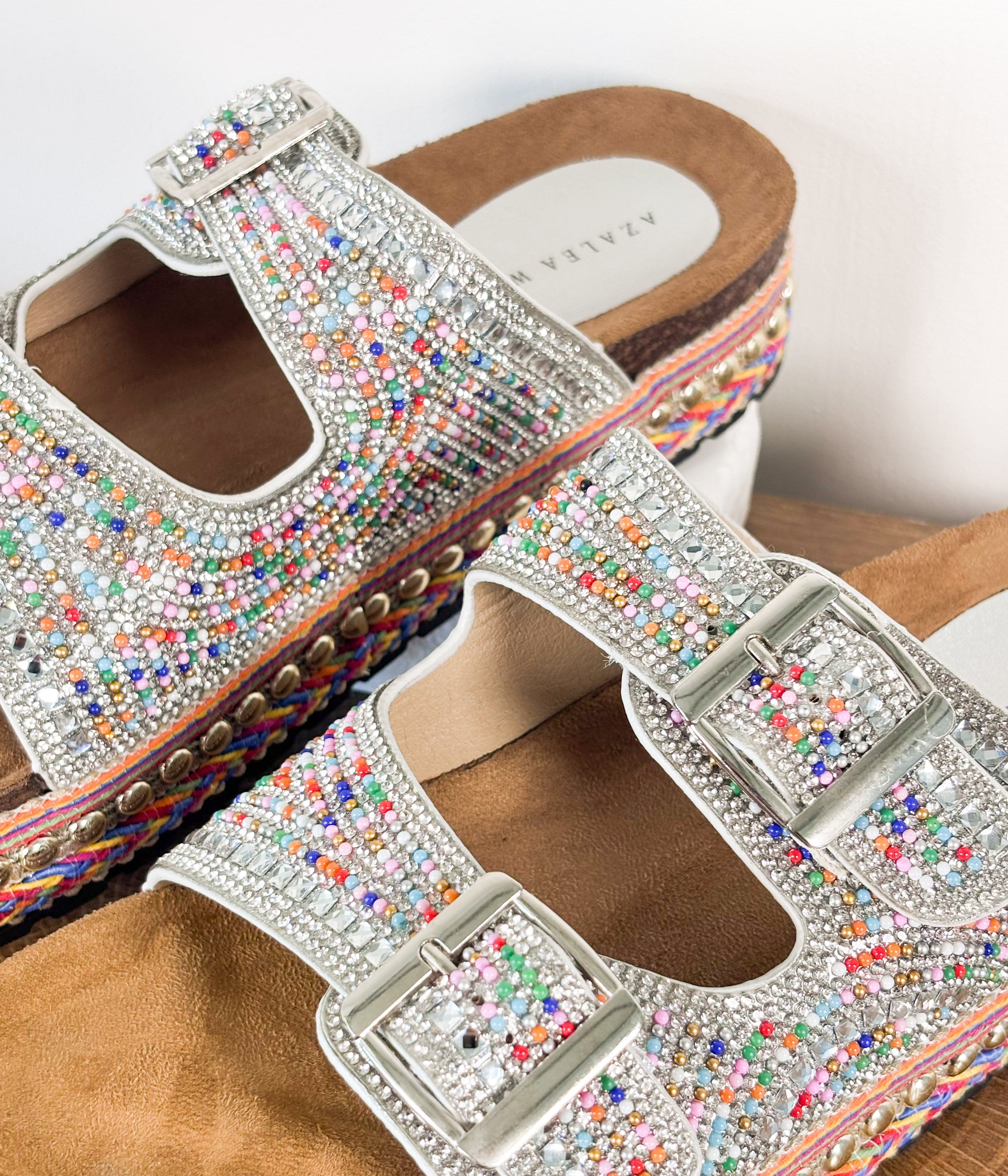 Ezri Sandals in Multi - Rural Haze