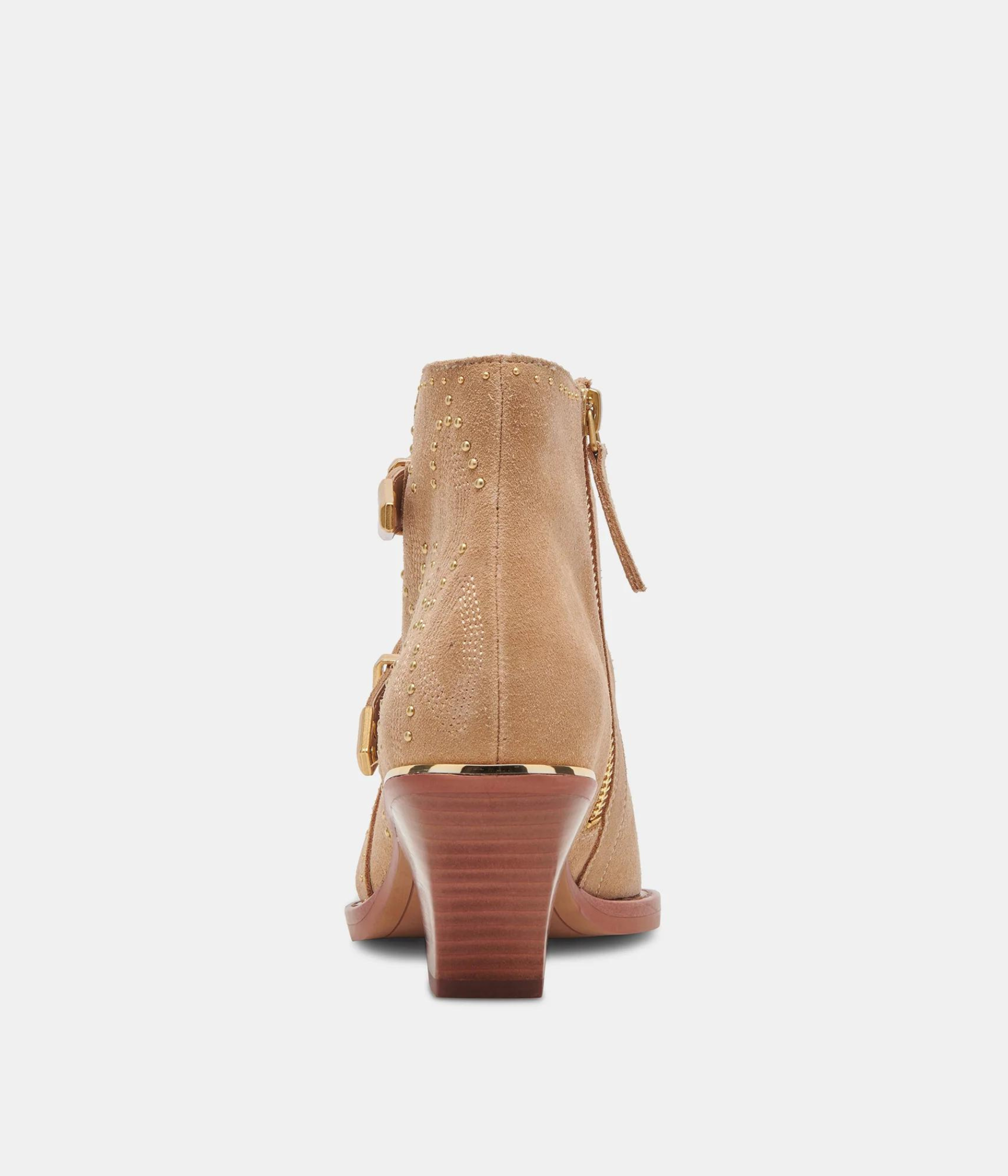 Ronnie Ankle Boot in Camel Suede