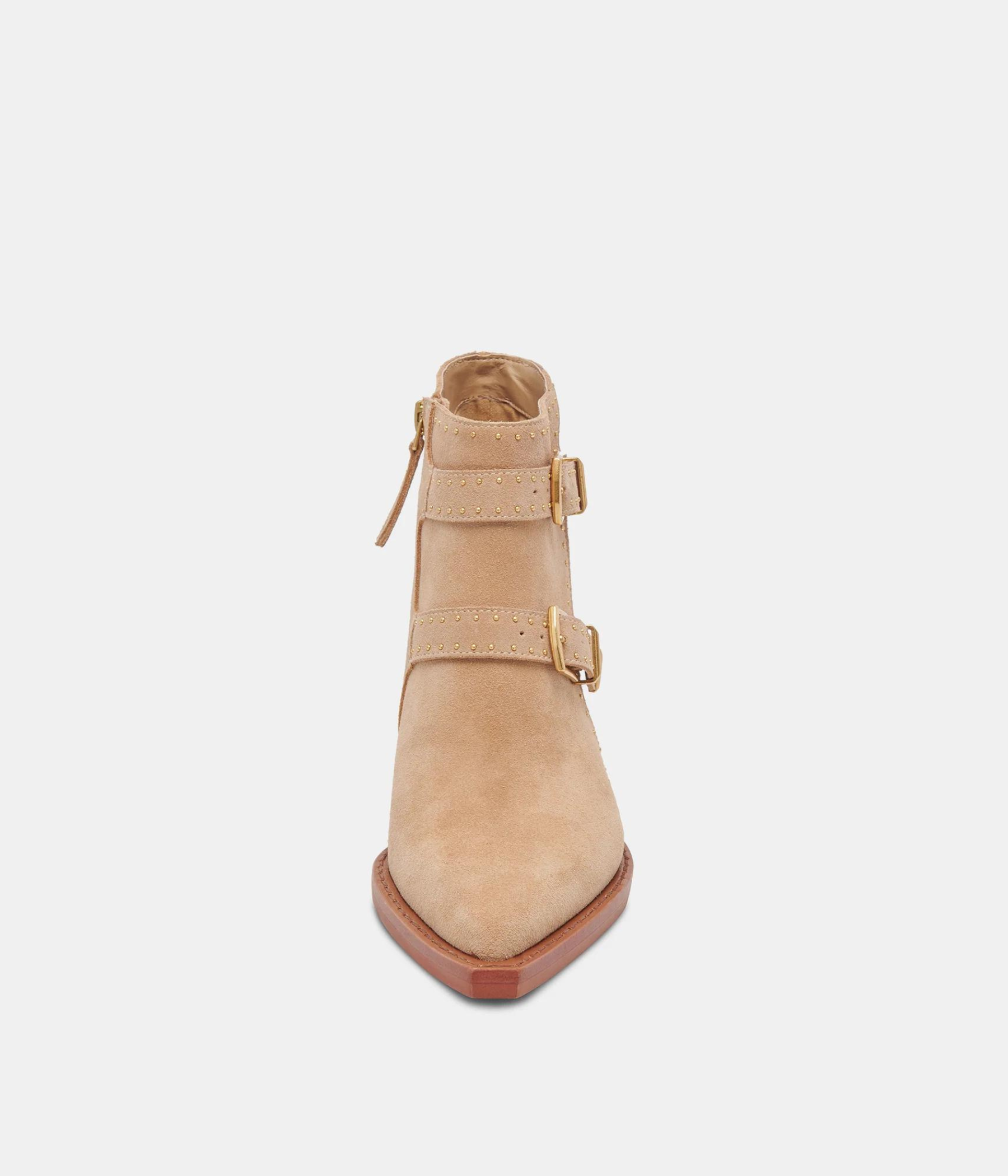 Ronnie Ankle Boot in Camel Suede
