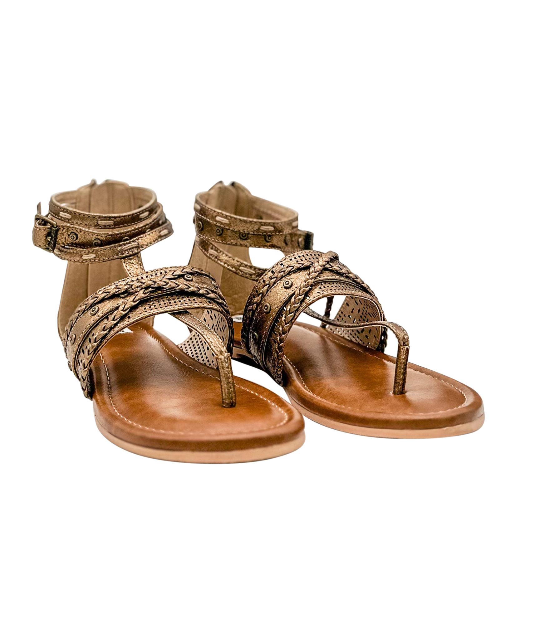 Xylia Sandal in Gold