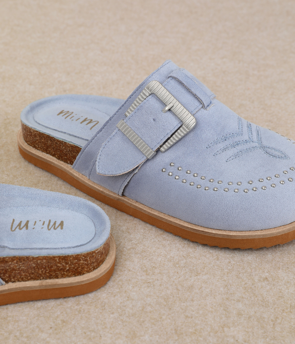 Josephine Clog in Light Blue