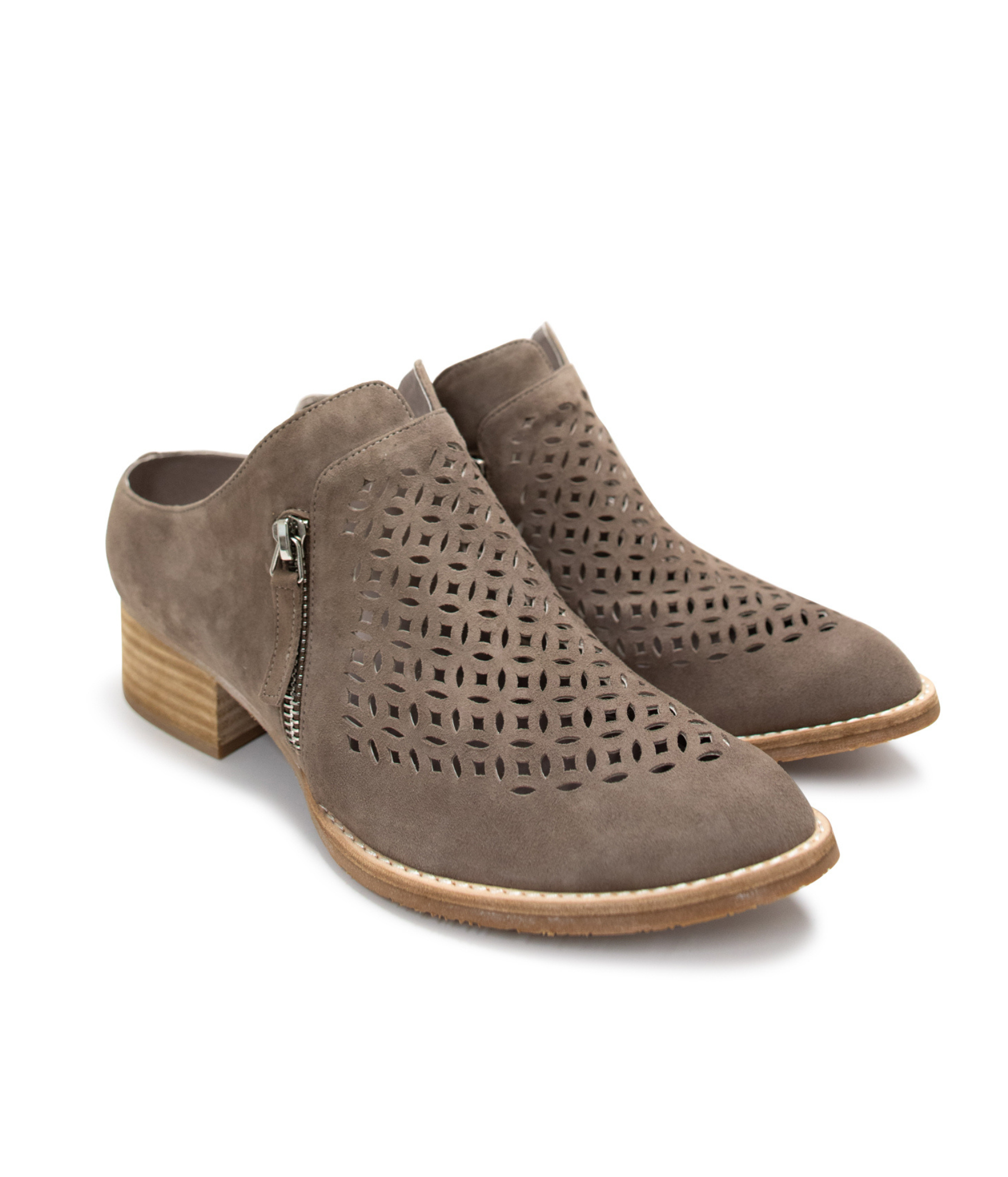 Taniss Leather Mule in Taupe