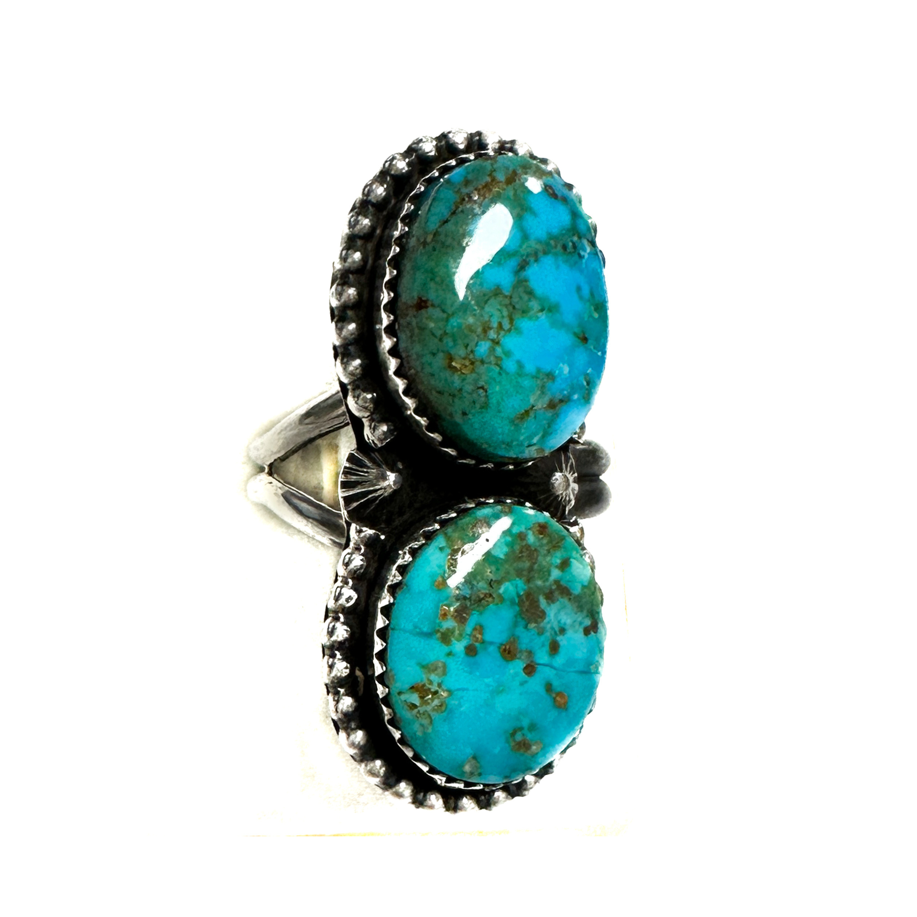 Flora Vista Adjustable Sonoran Gold Authentic Turquoise Ring