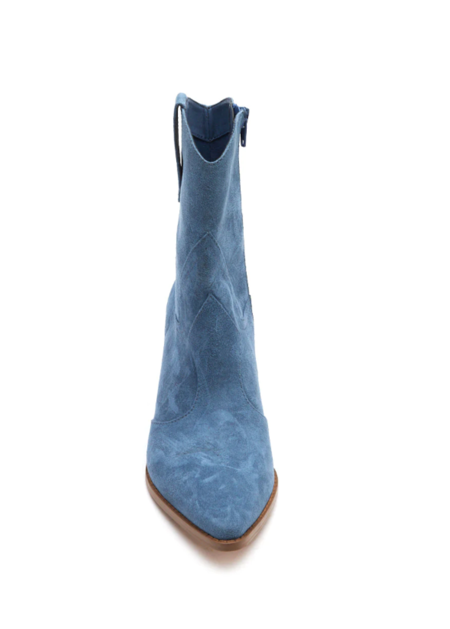 Bambi Ankle Boot in Blue Suede
