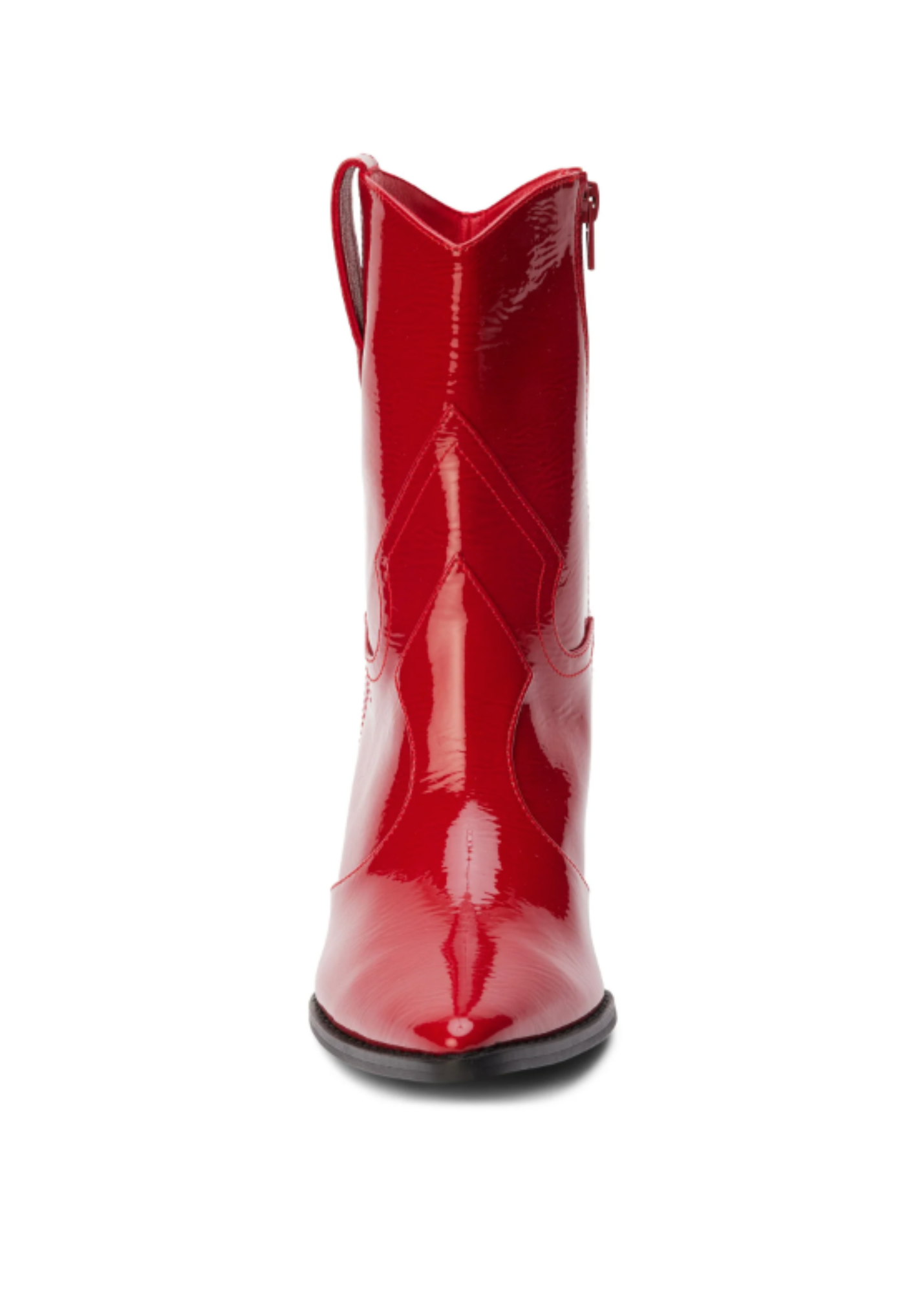 Bambi Ankle Boot in Red Patent