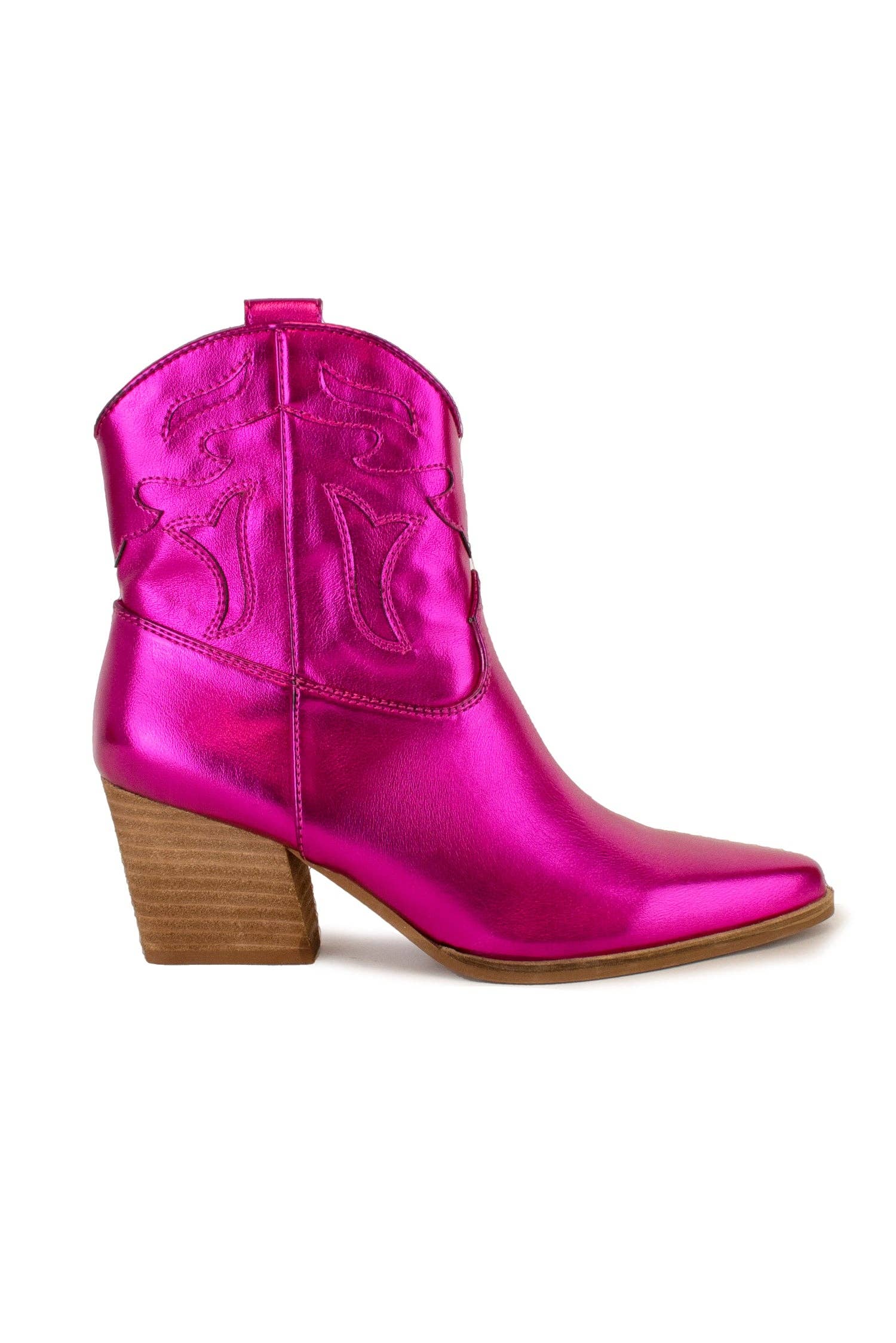 HAZEL-09 Western Booties: Fuchsia MLT / B RUN (12 pairs) - Rural Haze