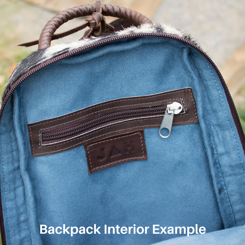cowhide backpack no. 641
