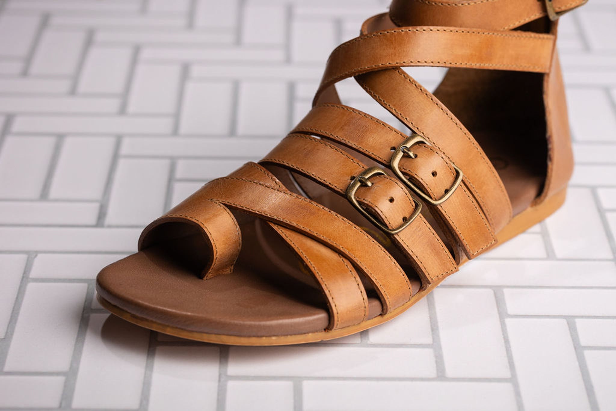 Blair Sandals in Tan