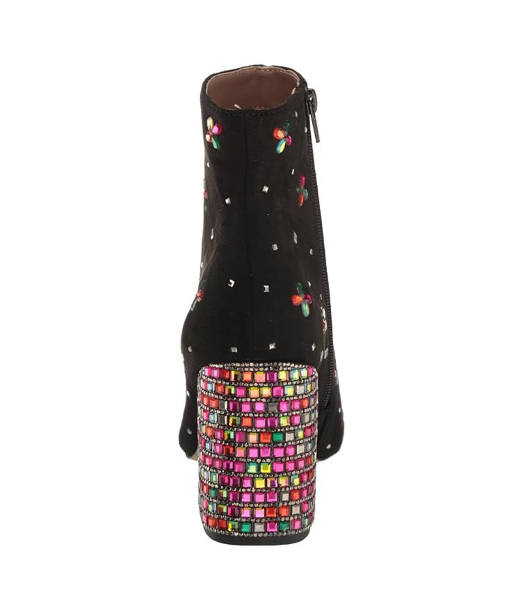 Joise Rhinestone Ankle Boots in Multi