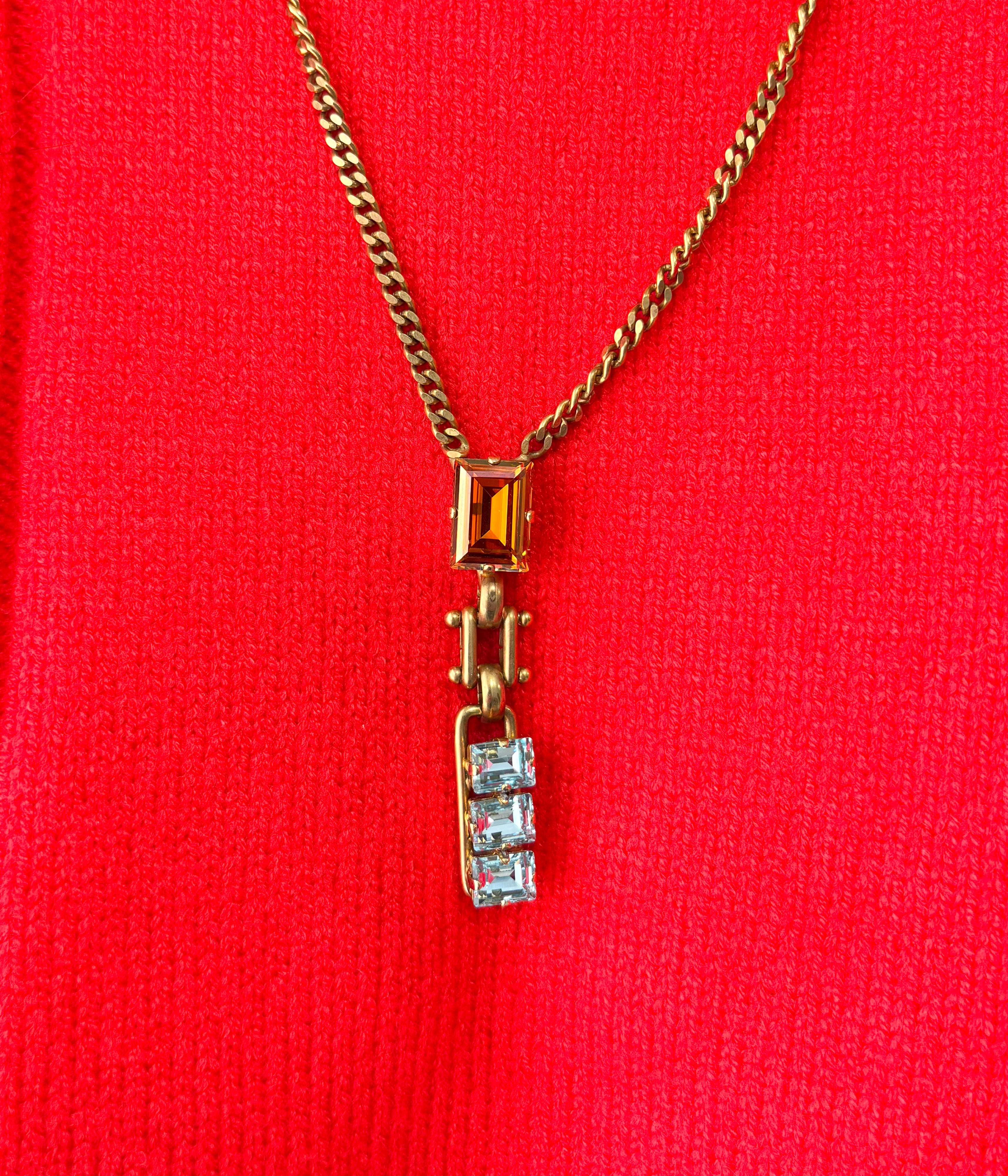 Rhett Necklace in Antique Gold