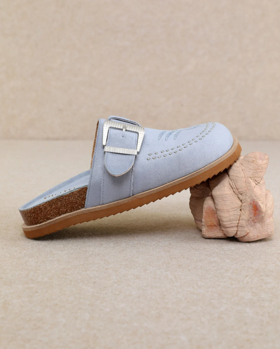Josephine Clog in Light Blue