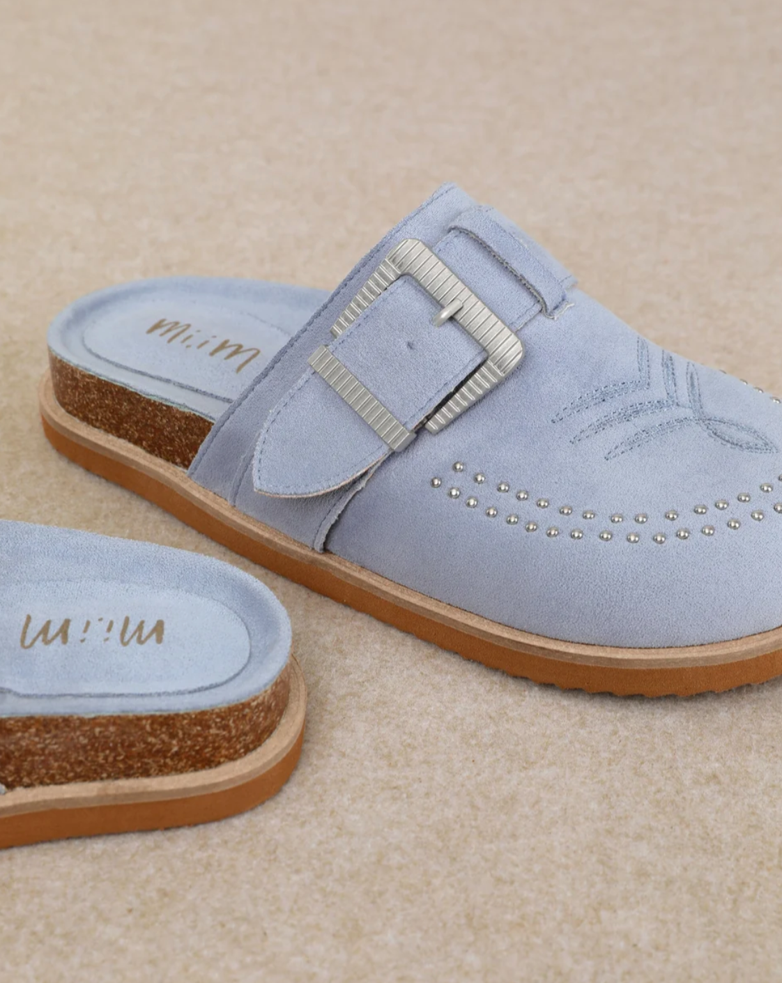 Josephine Clog in Light Blue